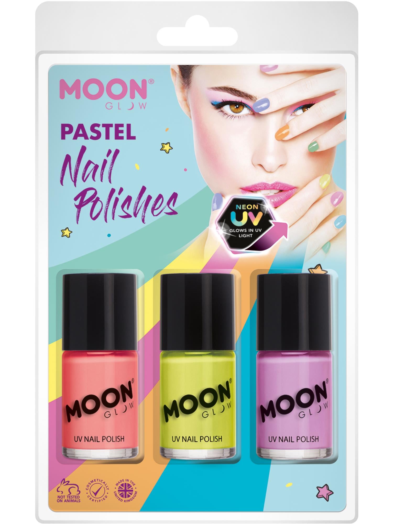 Moon Glow Pastel Neon UV Nail Polish,