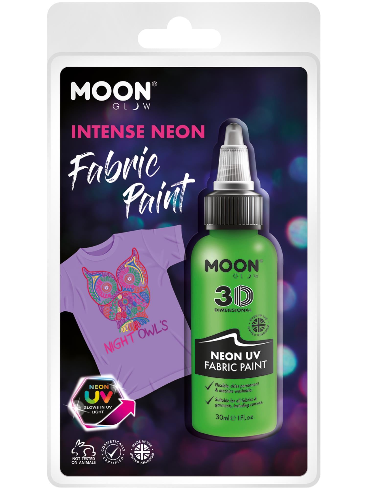 Moon Glow - Neon UV Intense Fabric Paint