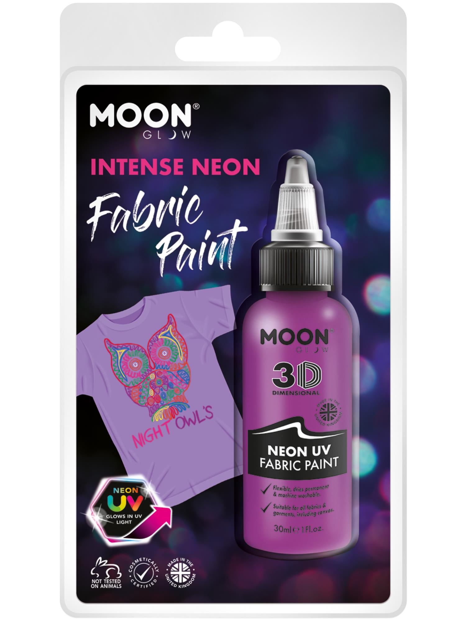 Moon Glow - Neon UV Intense Fabric Paint