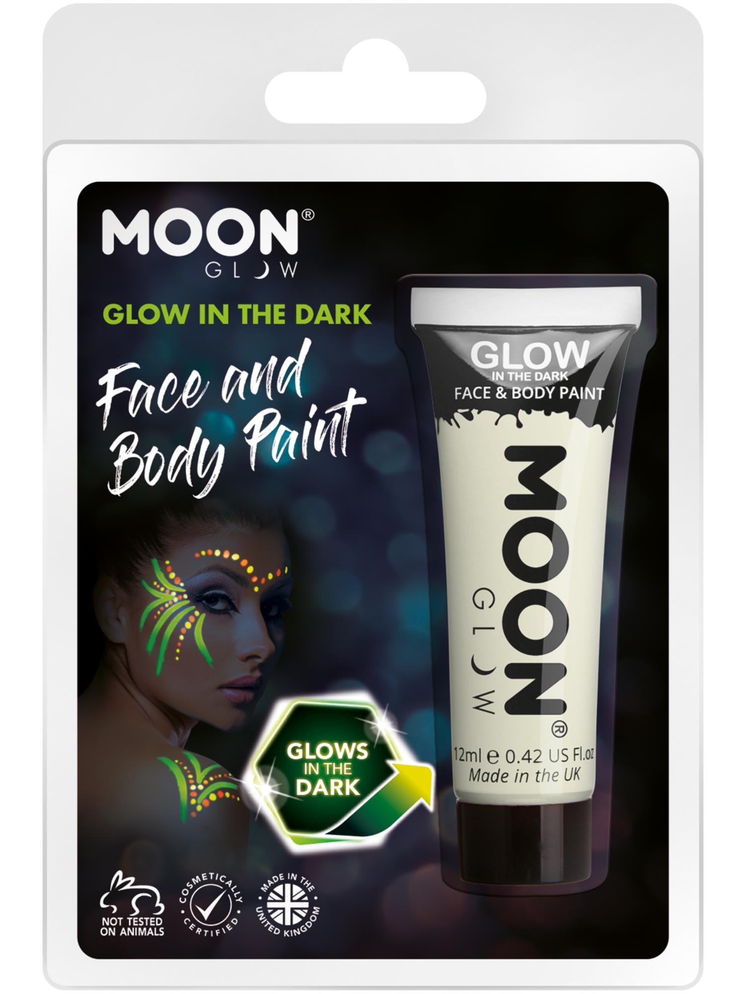 Moon Glow - Glow in the Dark Face Paint, Invisible