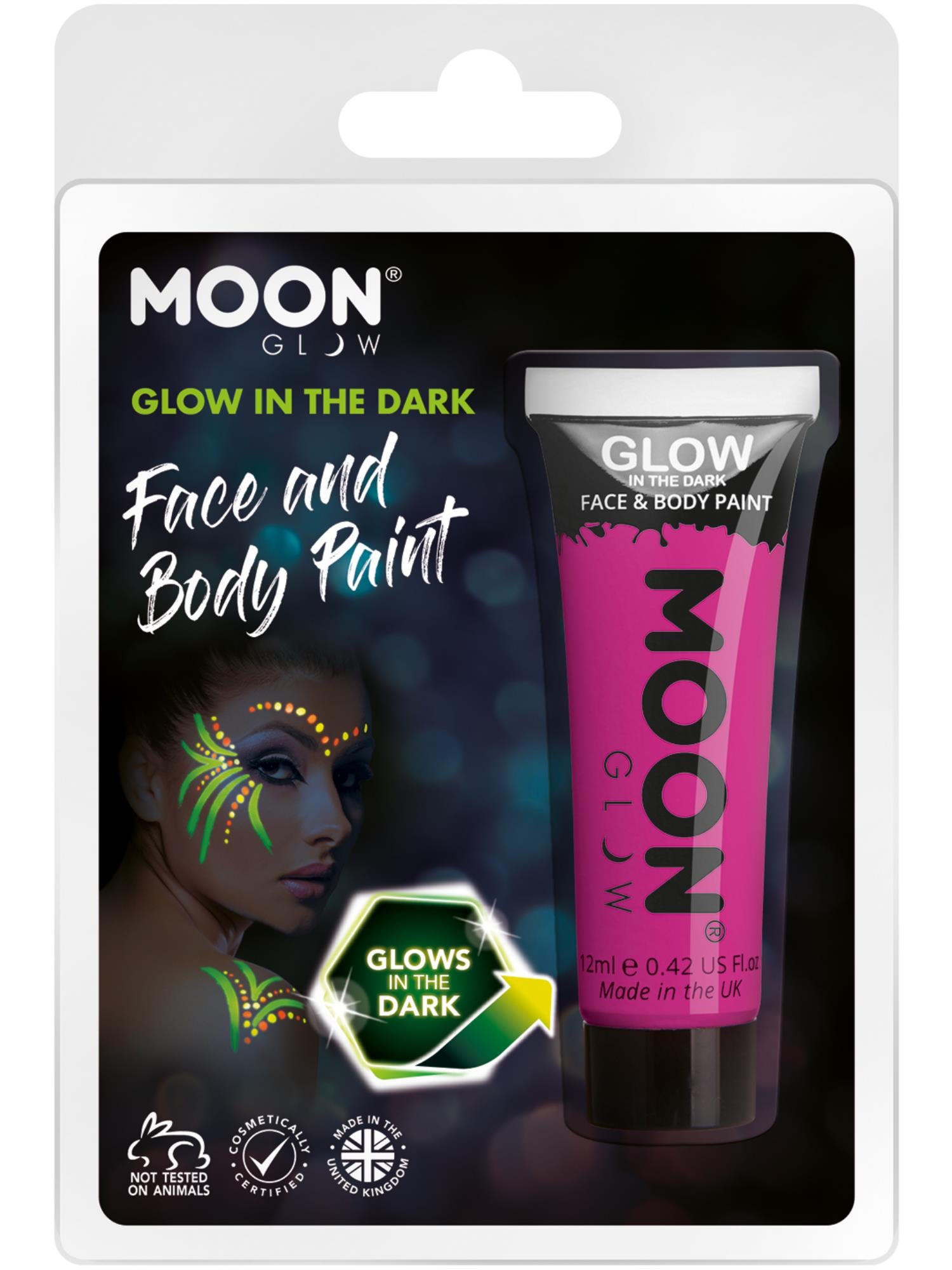 Moon Glow - Glow in the Dark Face Paint, Purple