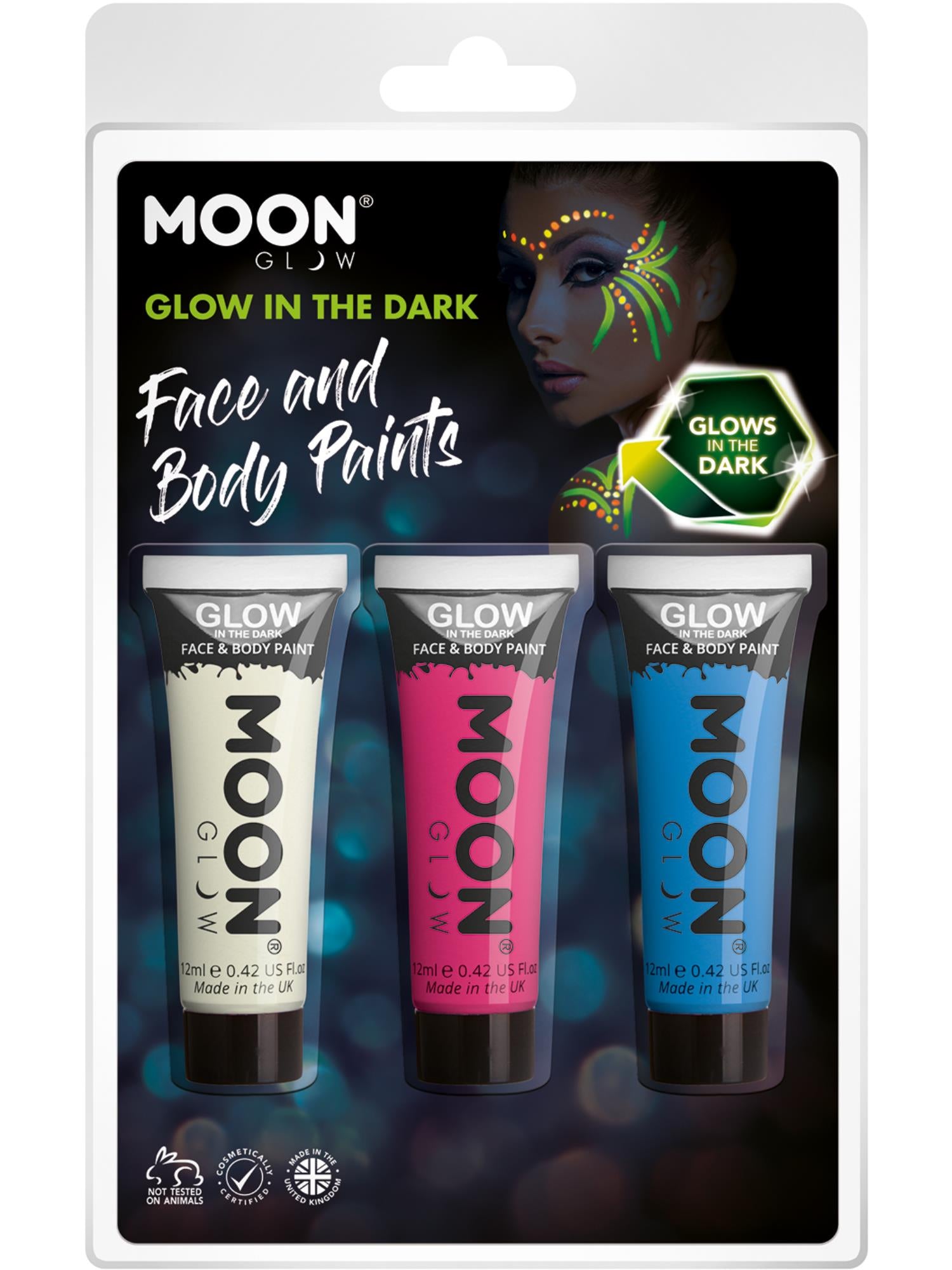 Moon Glow - Glow in the Dark Face Paint,