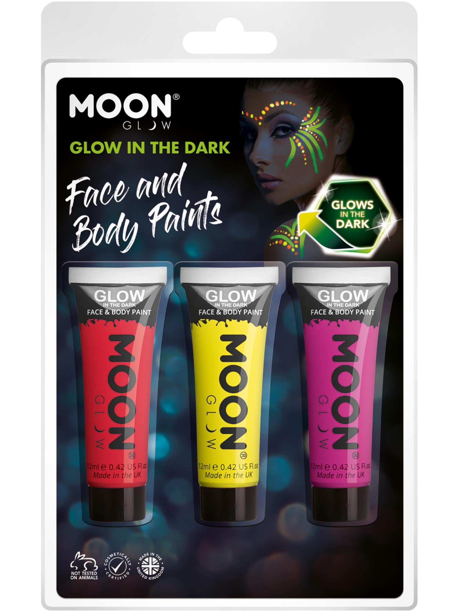 Moon Glow - Glow in the Dark Face Paint,