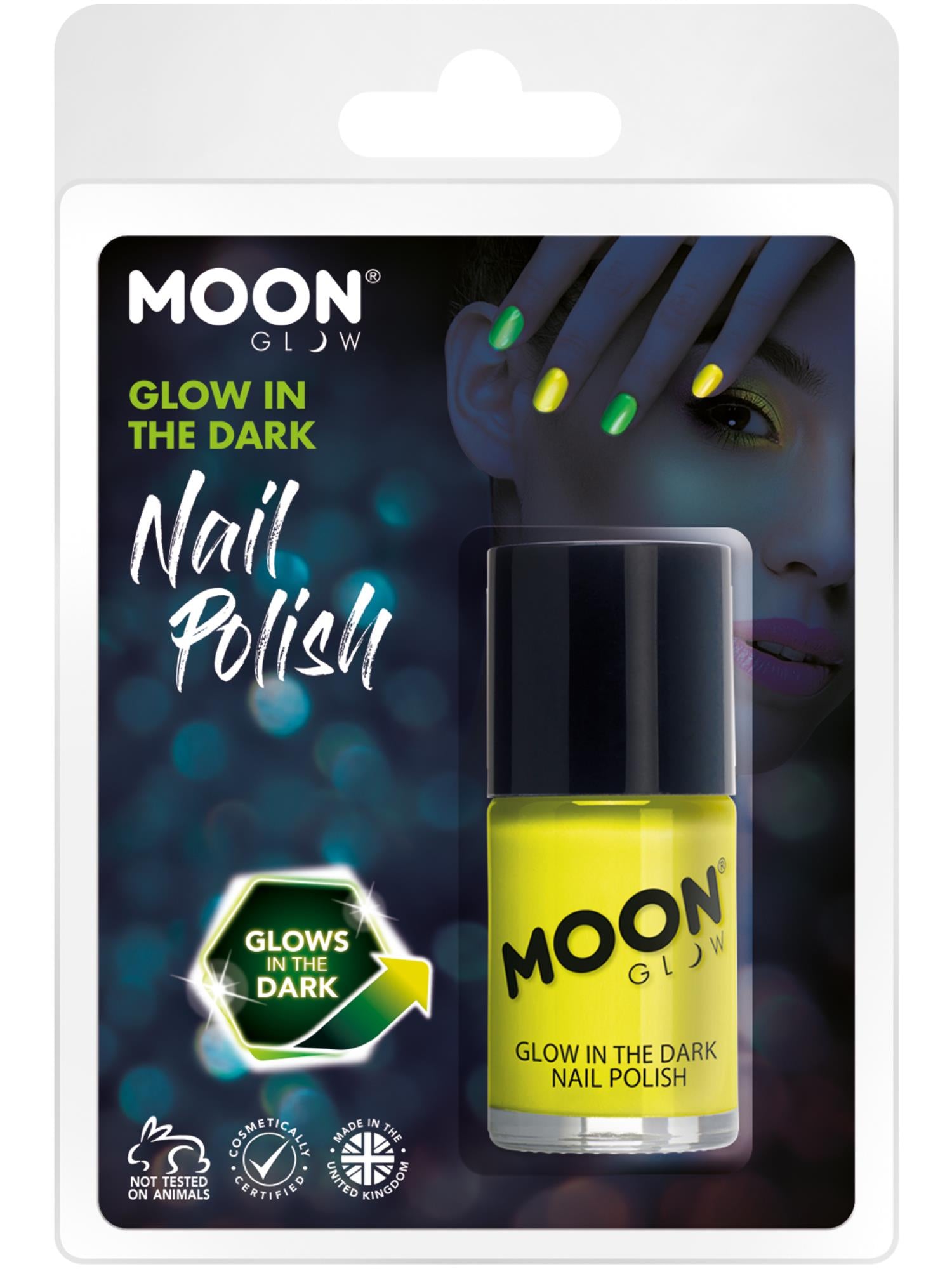 Moon Glow - Glow in the Dark Nail Polish, Yellow