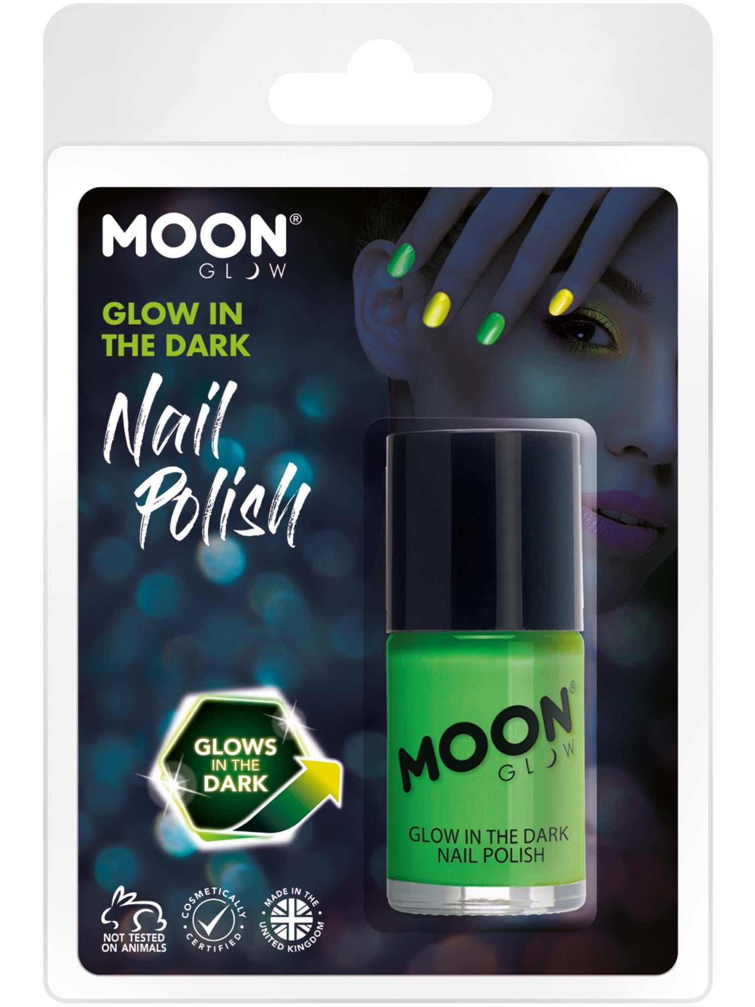 Moon Glow - Glow in the Dark Nail polish, Green