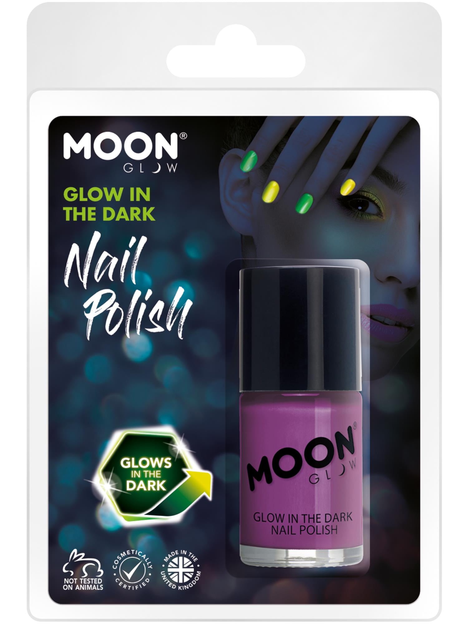 Moon Glow - Nagellak die in het donker oplicht, paars