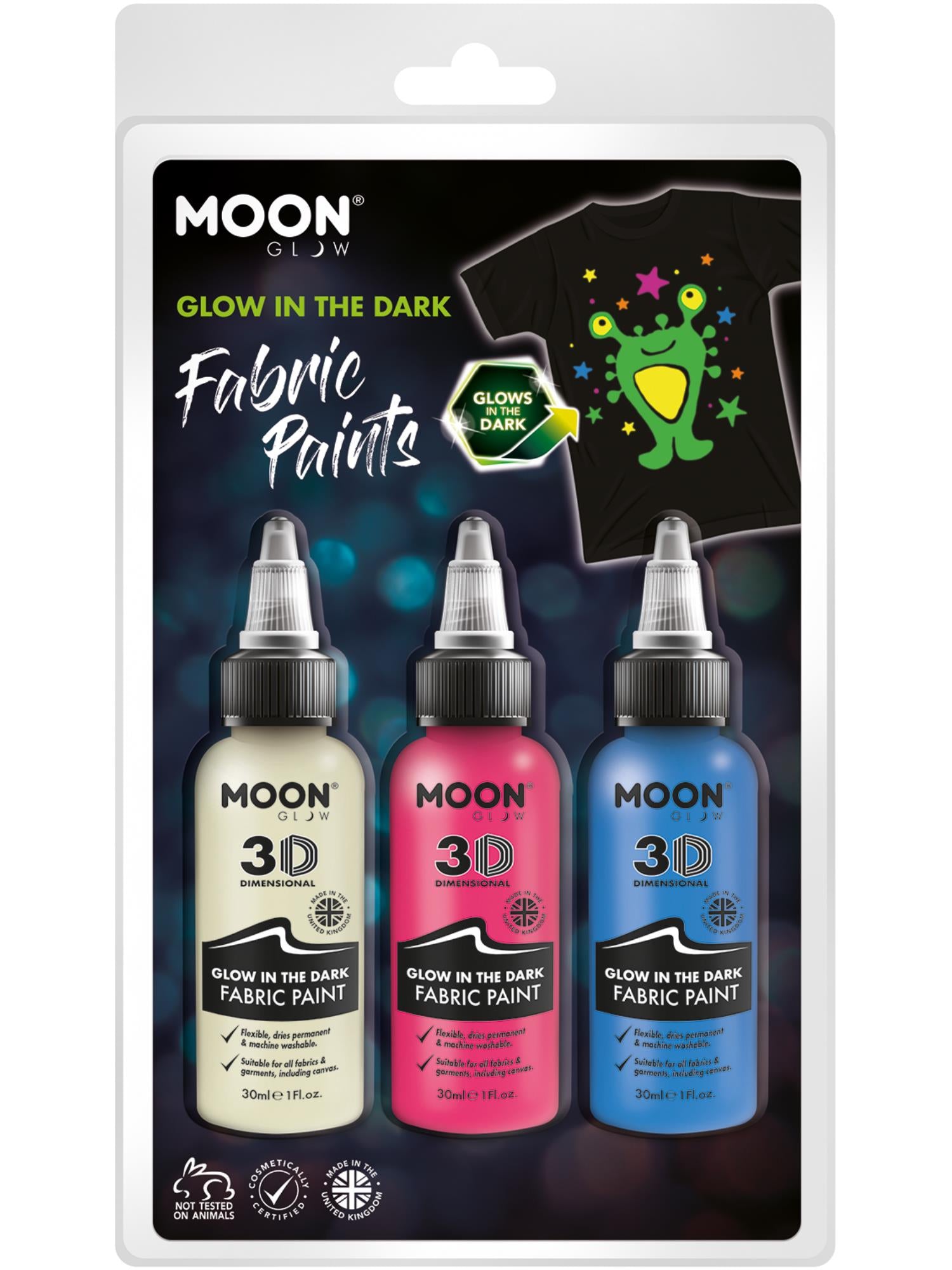 Moon Glow - Glow in the Dark Fabric Paint,