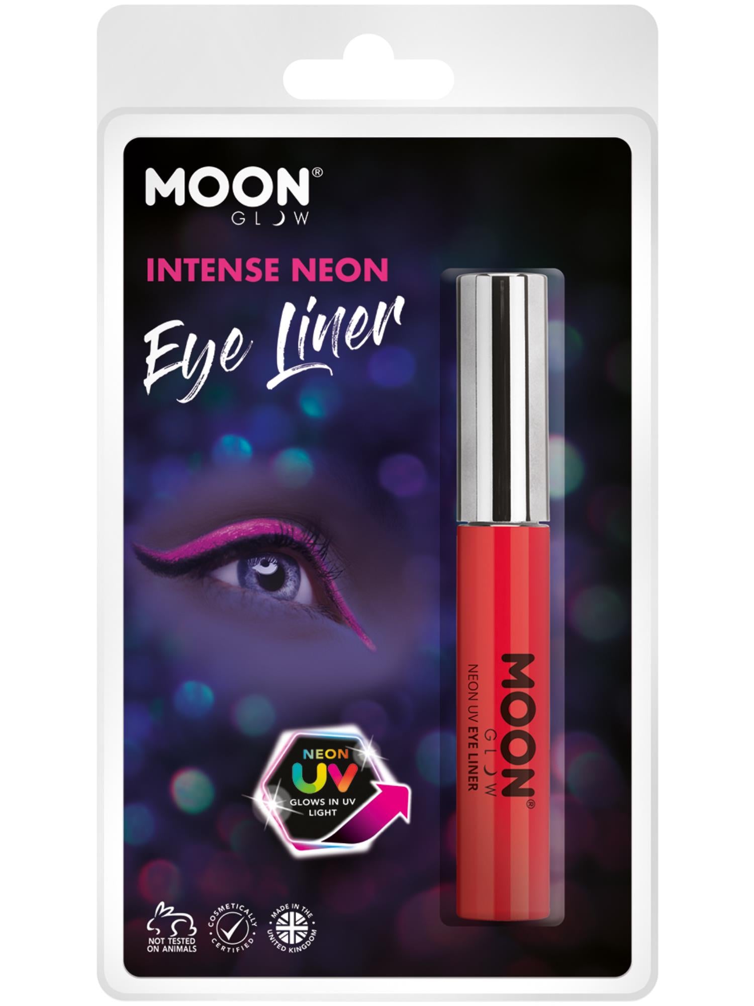 Moon Glow Intense Neon UV Eye Liner, Intense Red