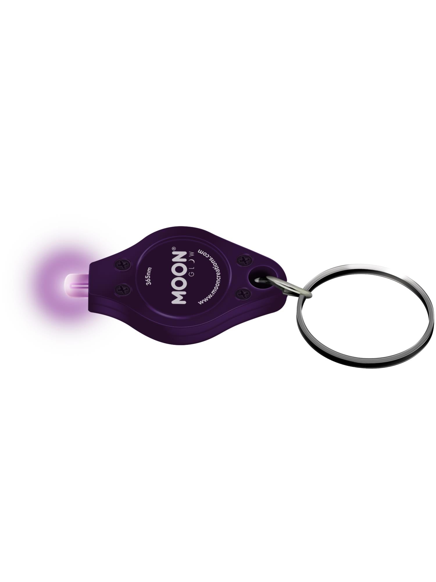 Moon Glow UV Keyring Compact 365nm, UV Violet