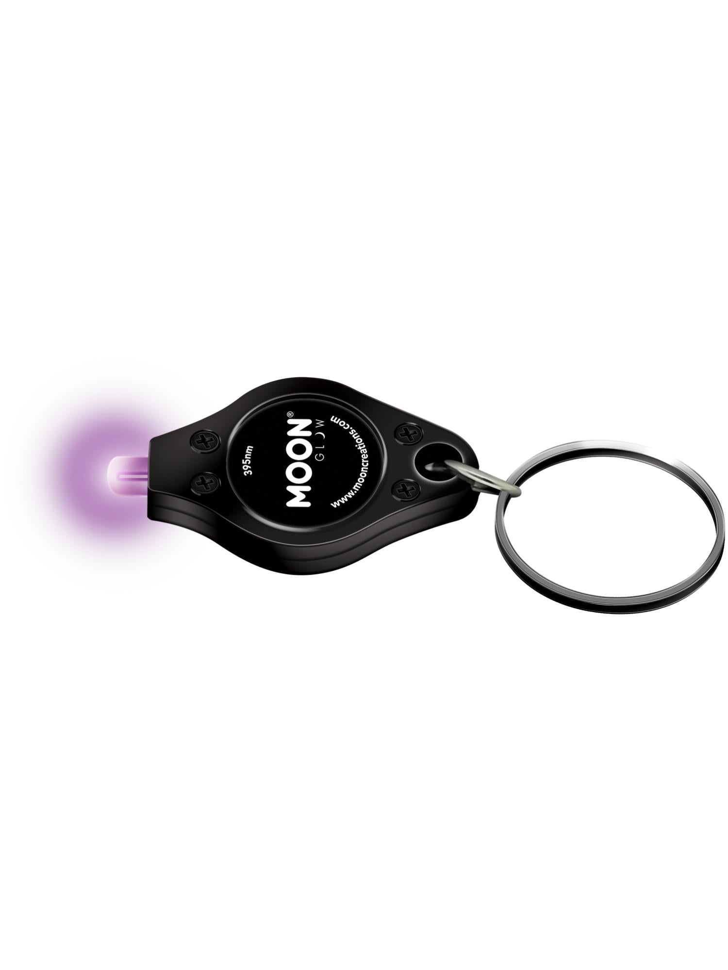 Moon Glow UV-sleutelhanger Compact 395 nm, UV-violet