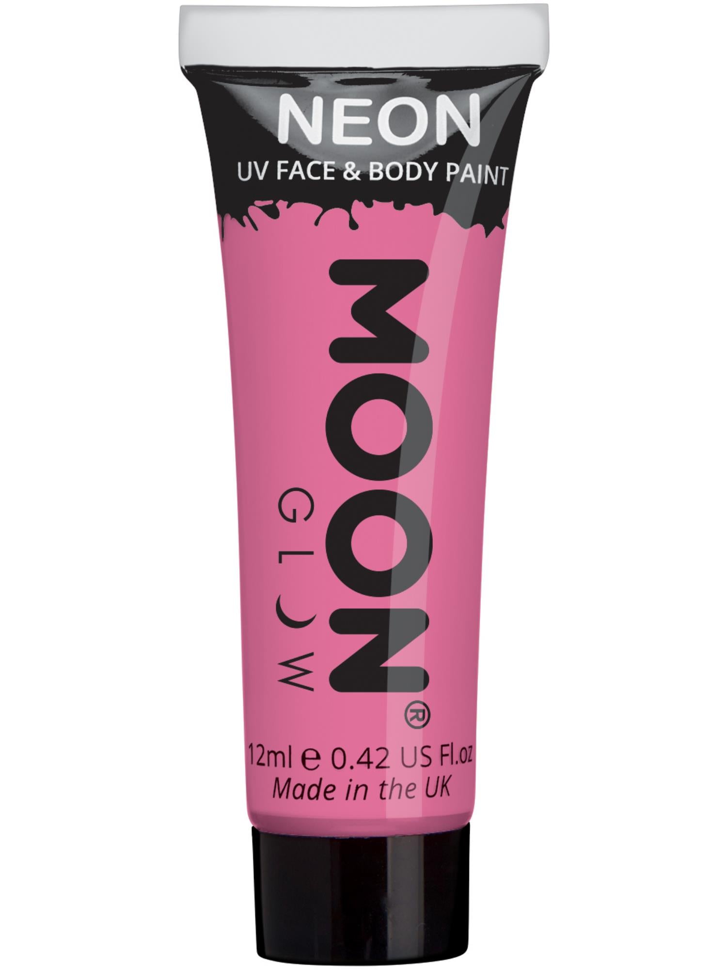 Moon Glow Pastel Neon UV Face Paint, Pastel Pink