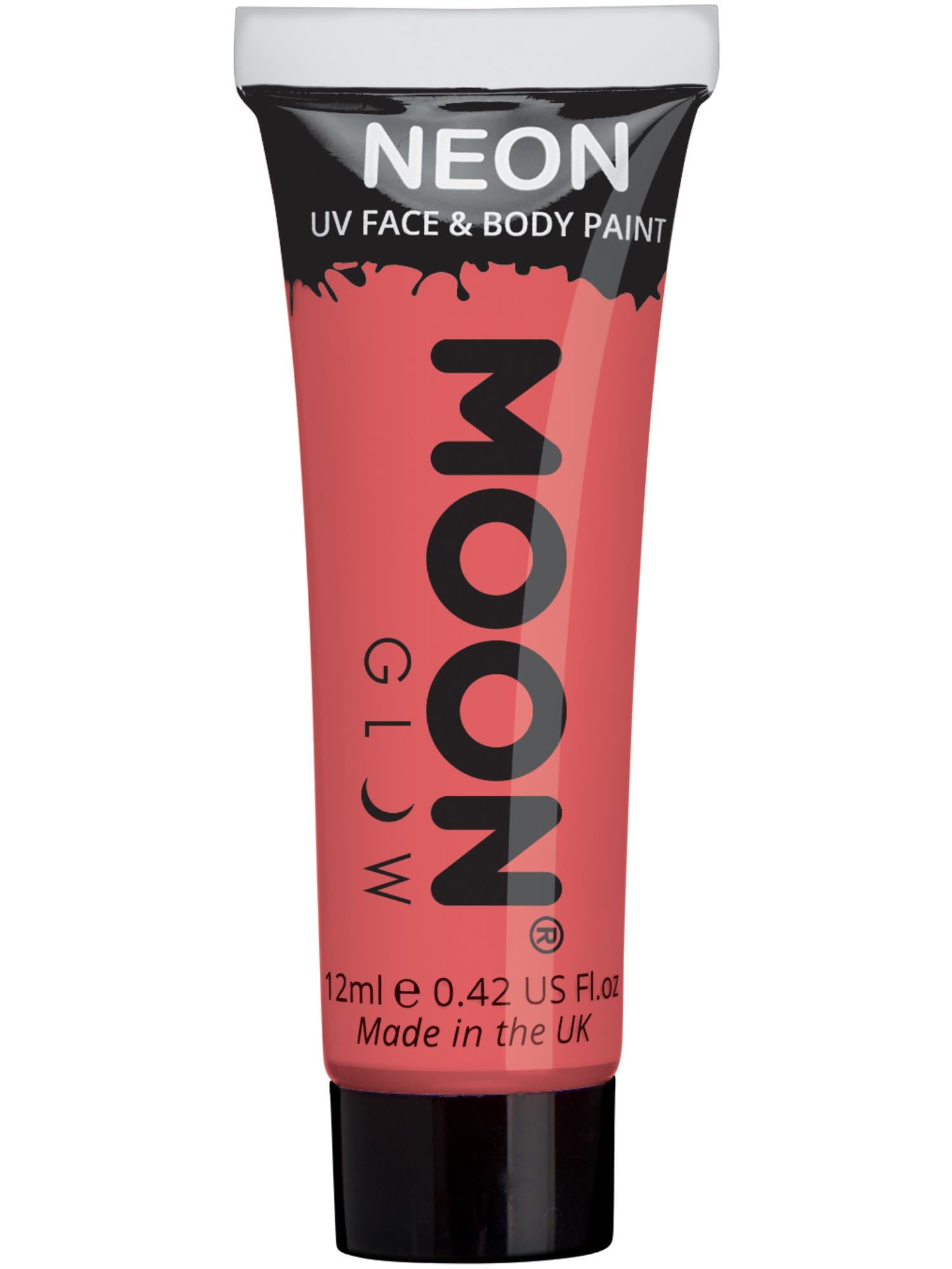 Moon Glow Pastel Neon UV Face Paint, Pastel Coral