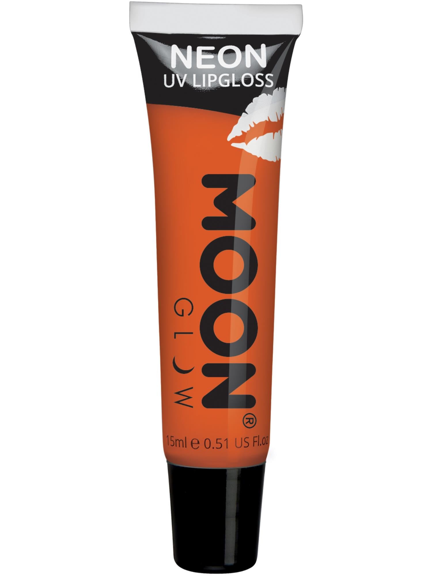 Moon Glow Intense Neon UV Fruity Lipgloss, Orange