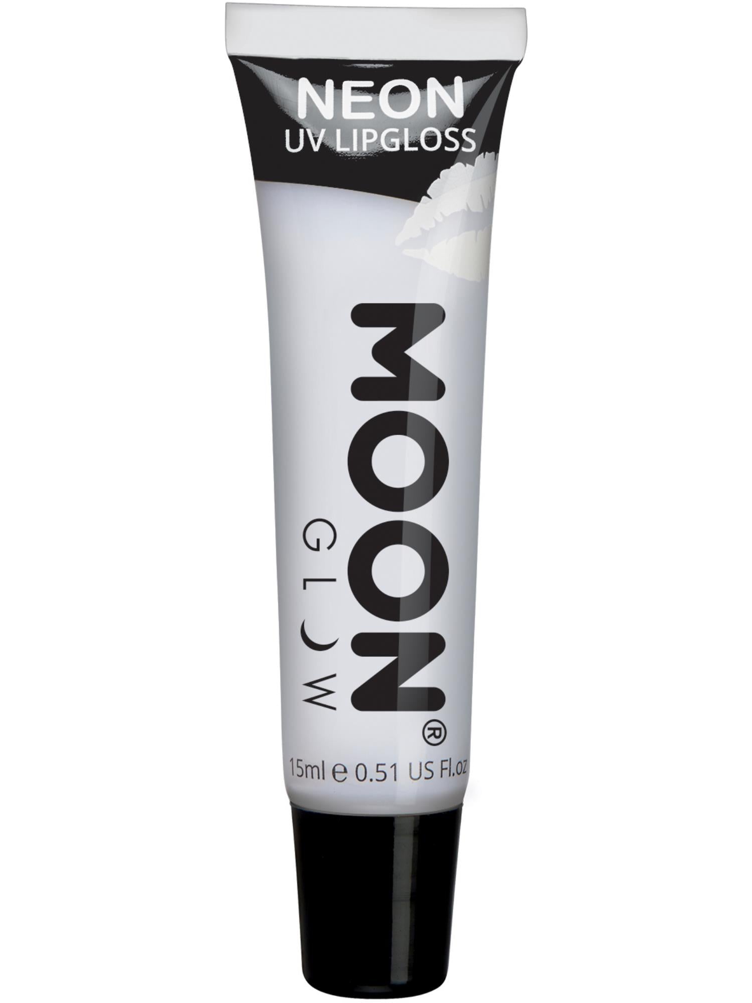 Moon Glow Intense Neon UV Fruity Lipgloss, Weiß