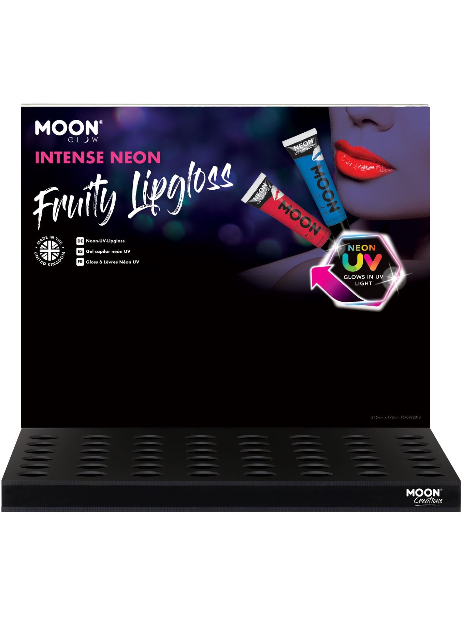Moon Glow Intense Neon UV Fruity Lipgloss,
