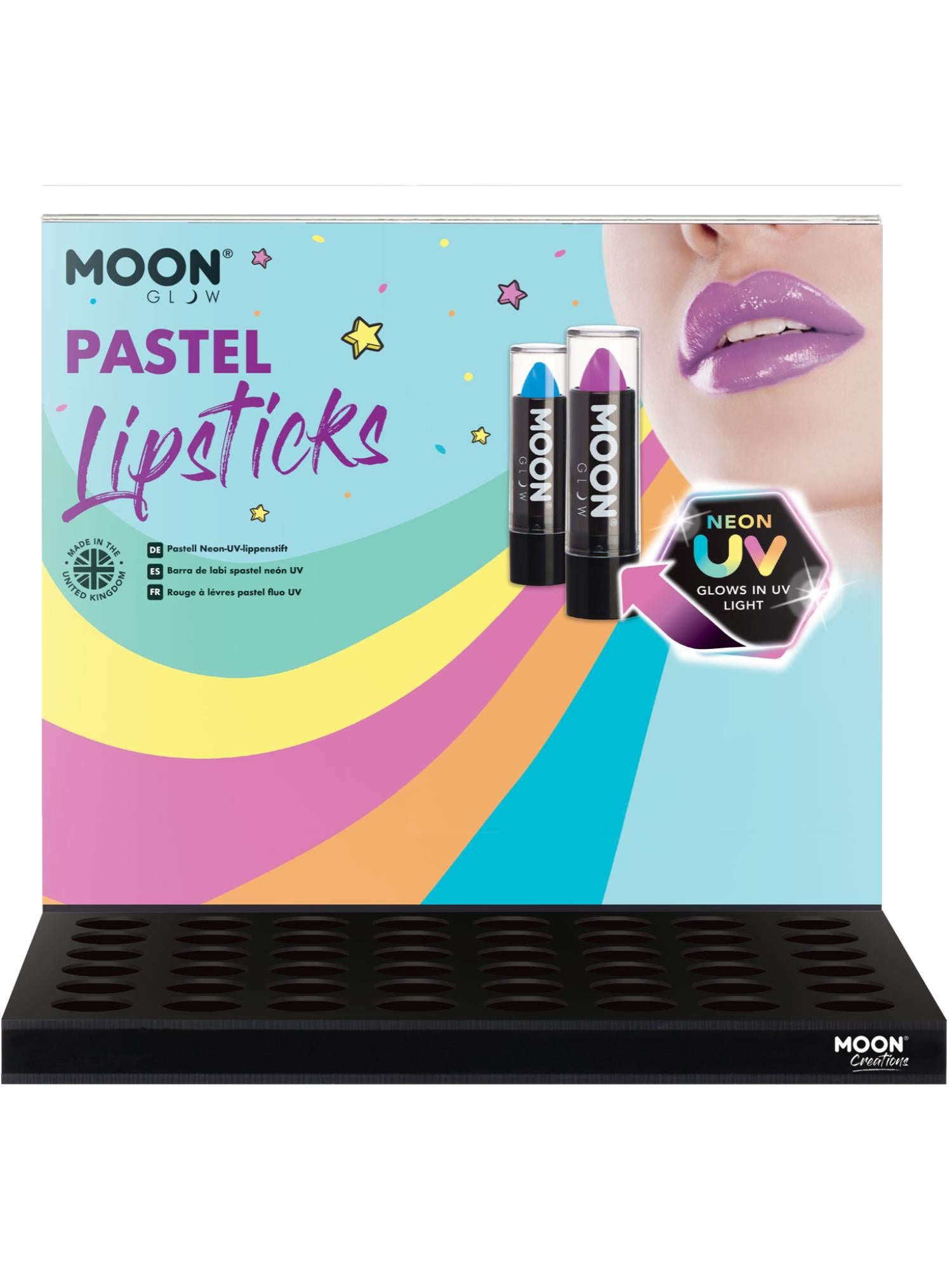 Moon Glow Pastel Neon UV Lipstick,