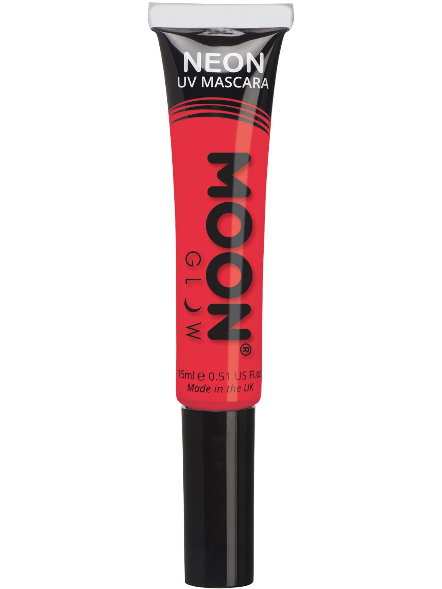 Moon Glow Intense Neon UV Mascara, Intense Red