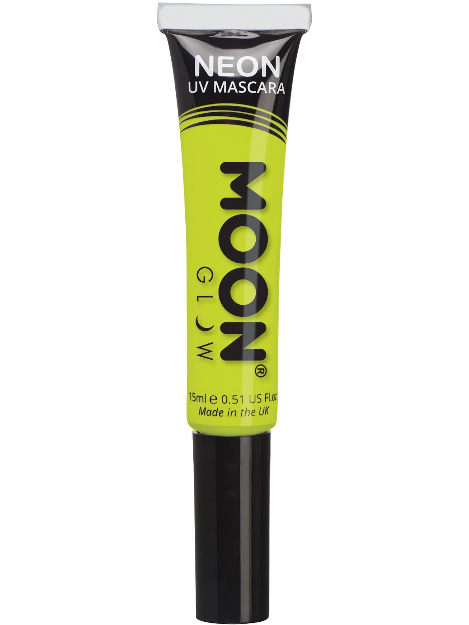 Moon Glow Intense Neon UV Mascara, Intense Yellow