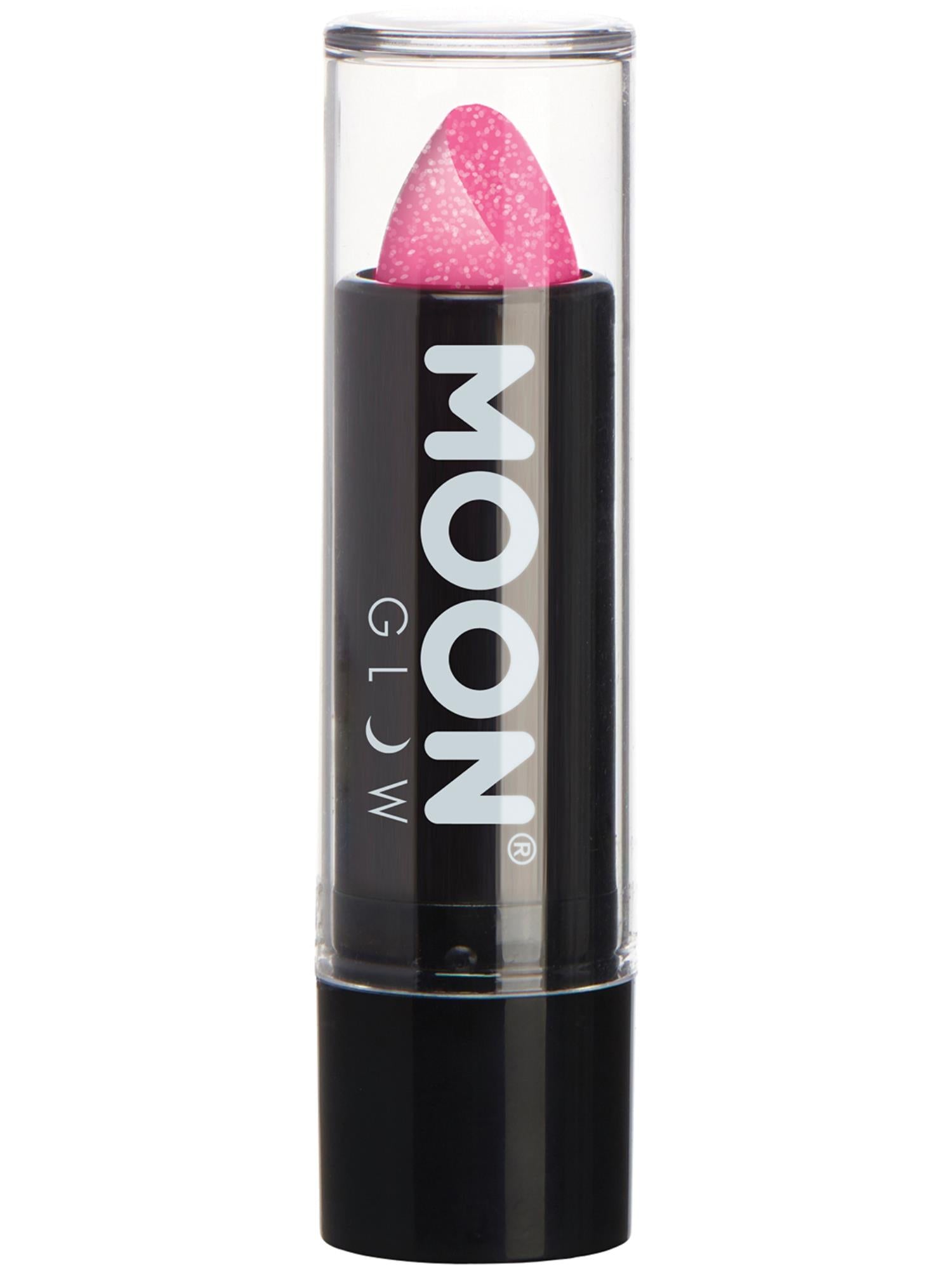 Moon Glow – Neon-UV-Glitzer-Lippenstift, Hot Pink