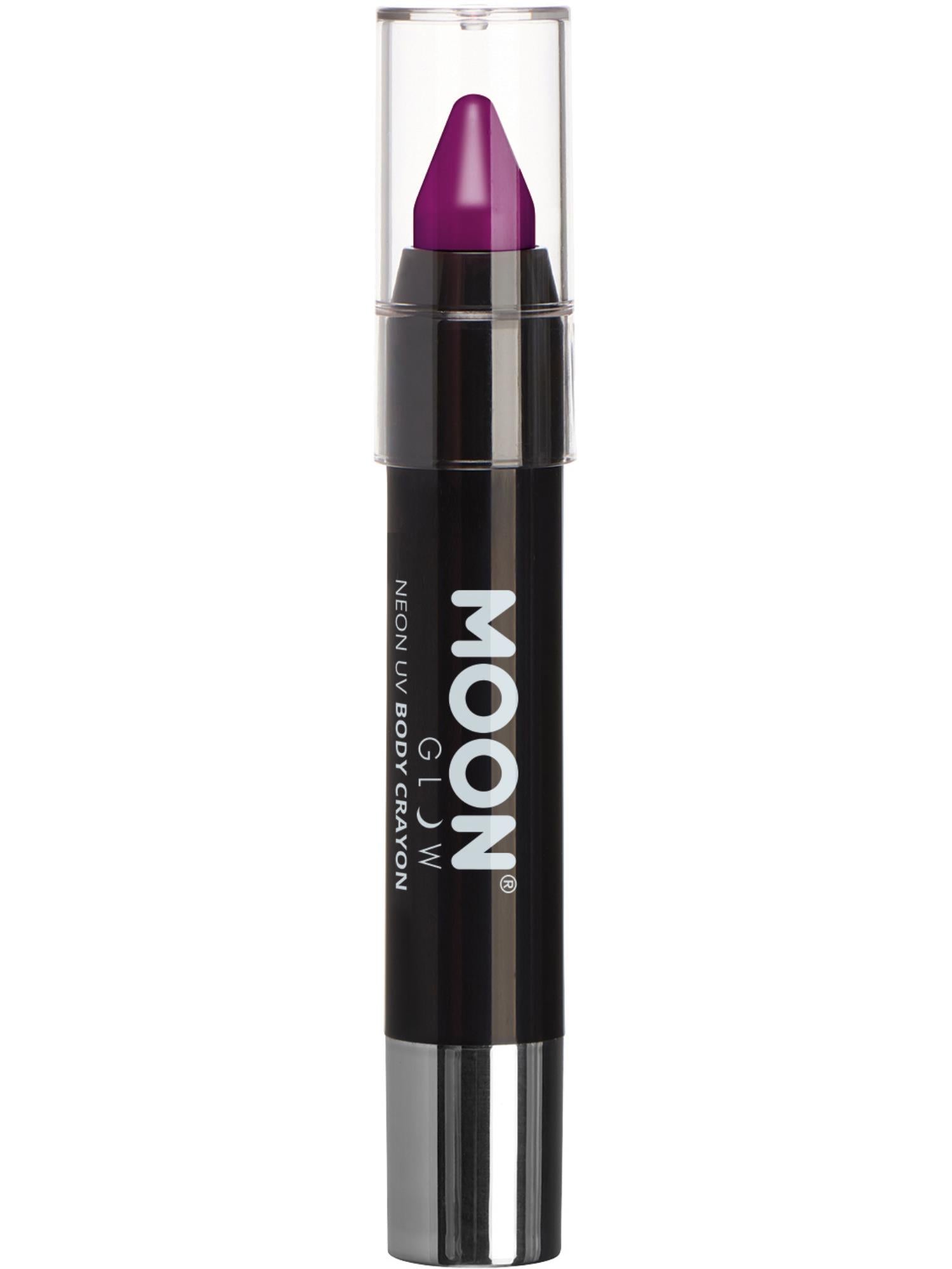Moon Glow Intense Neon UV Body Crayons, Intense Pu