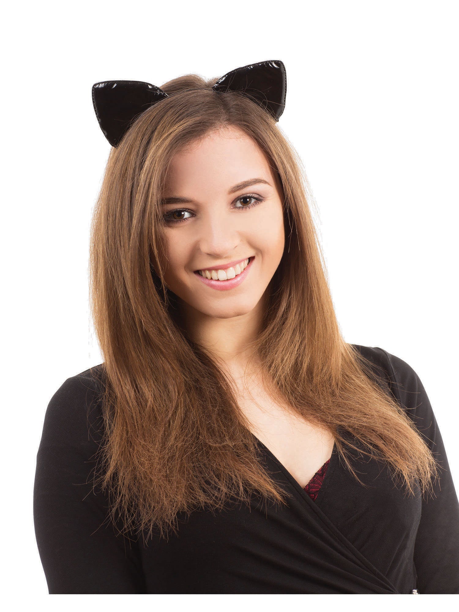 Glimmende kattenoortjes op band