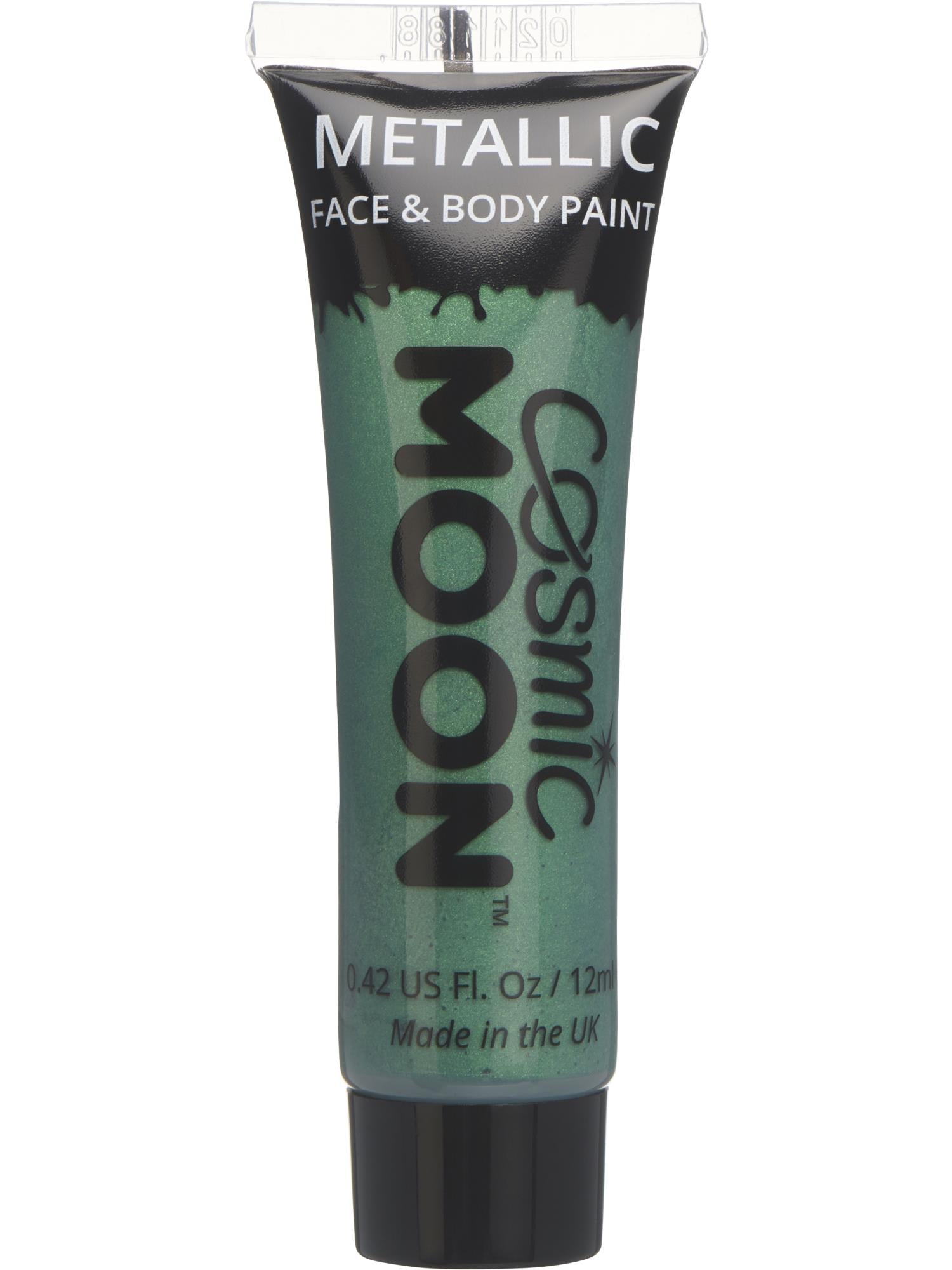 Cosmic Moon Metallic Face & Body paint, Green