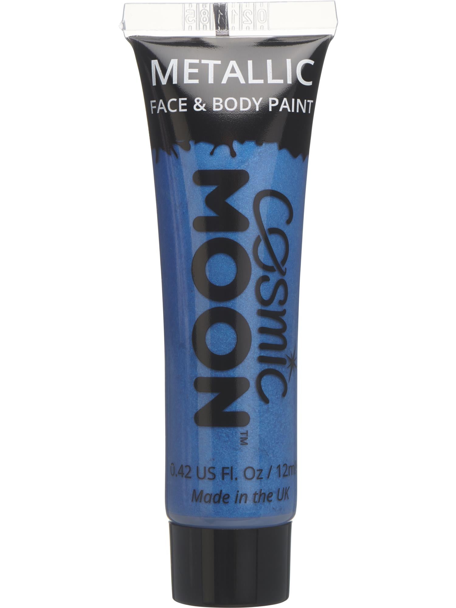 Cosmic Moon Metallic Face & Body Paint, Blue