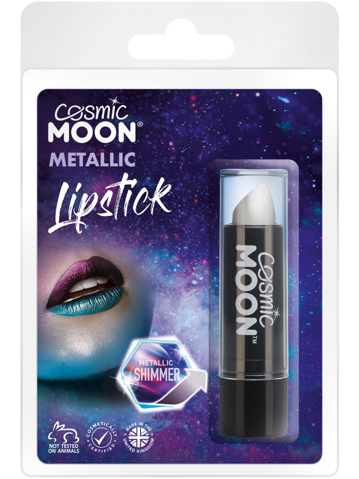 Cosmic Moon Metallic Lipstick, Silver