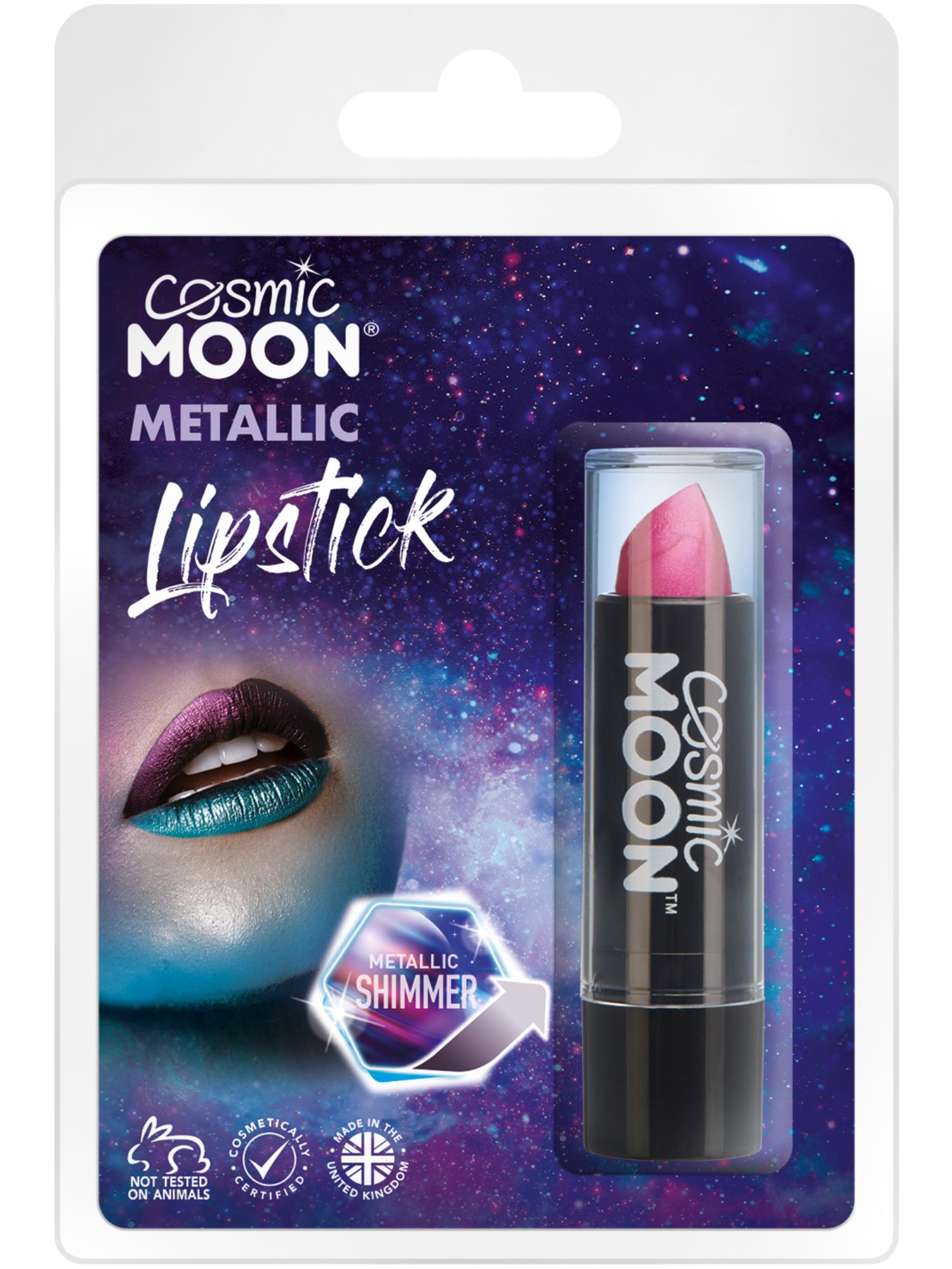 Cosmic Moon Metallic Lipstick, Pink