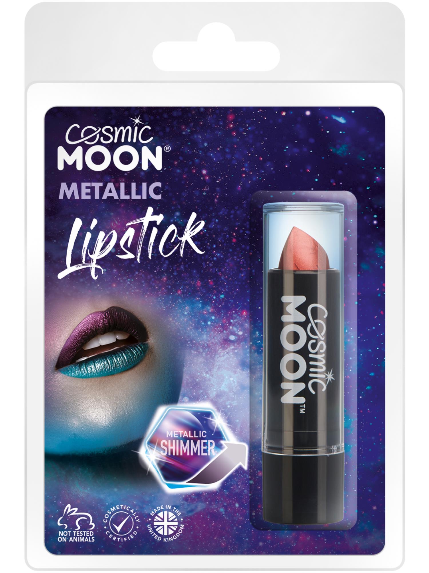 Cosmic Moon Metallic Lipstick, Red