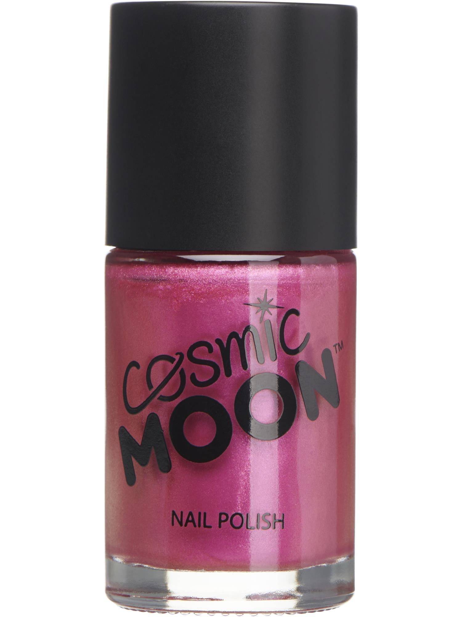 Cosmic Moon Metallic Nail Polish, Pink
