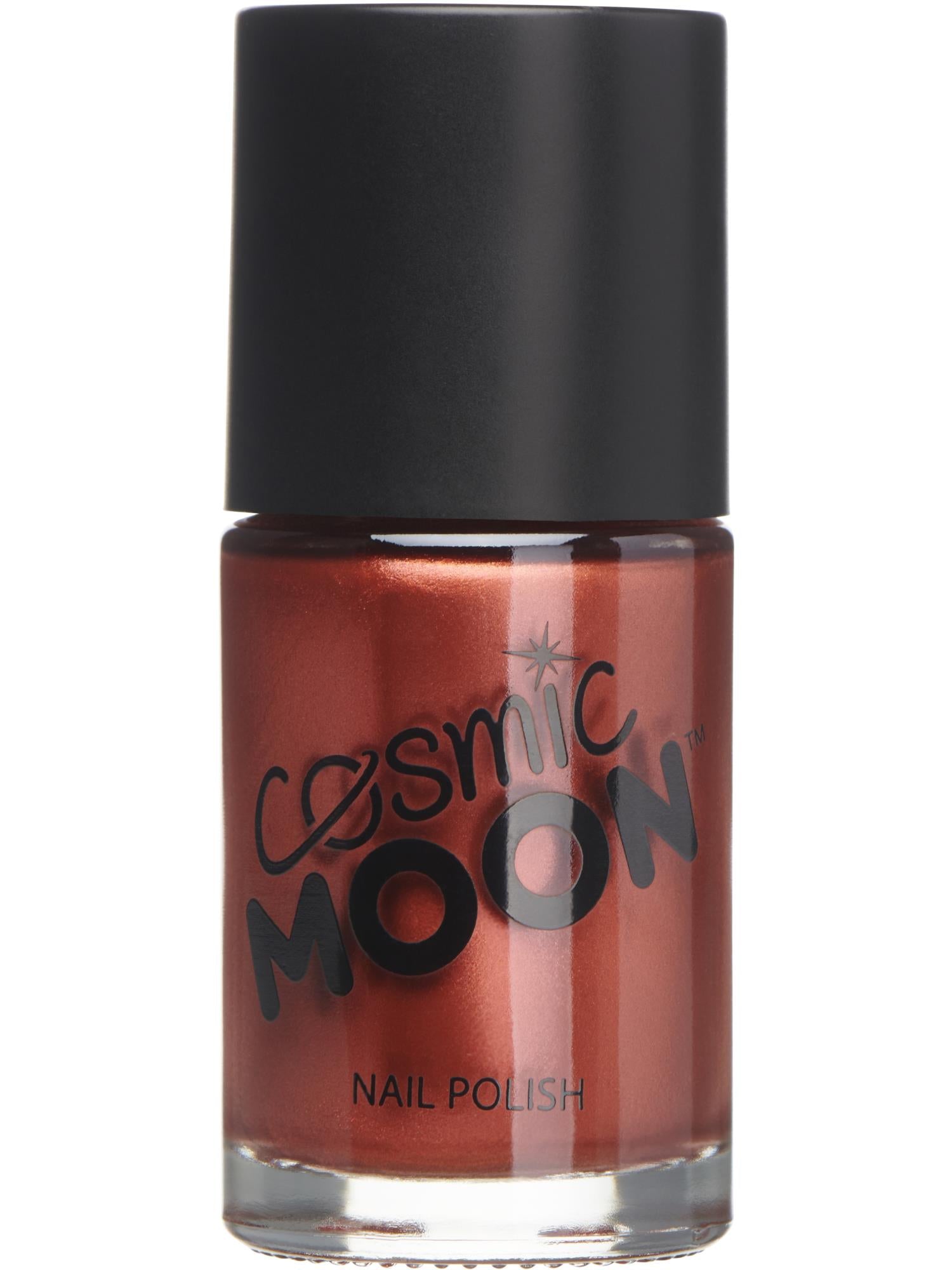 Cosmic Moon Metallic Nail Polish, Red