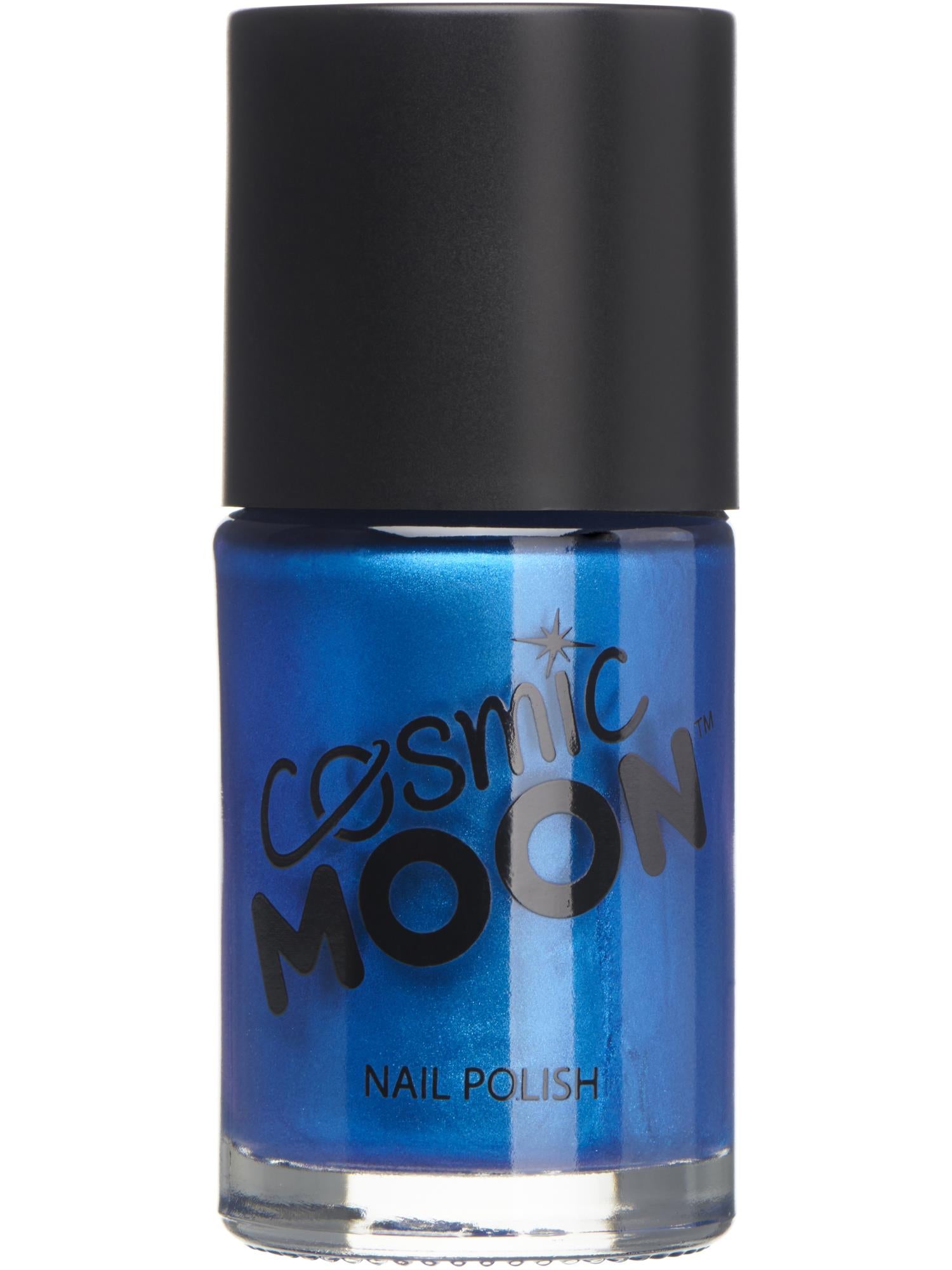 Cosmic Moon Metallic Nail Polish, Blue