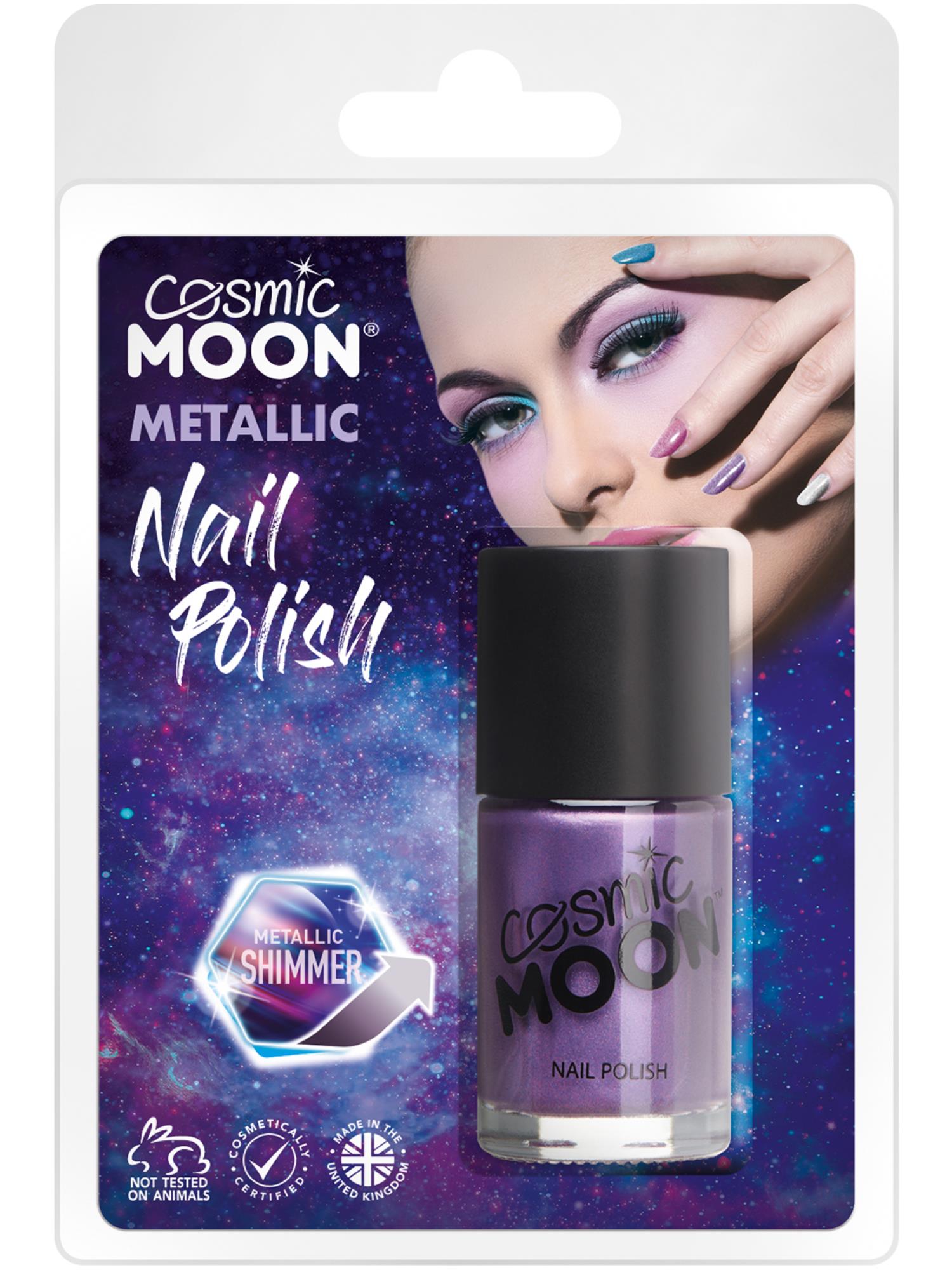 Cosmic Moon Metaillic Nail Polish, Purple