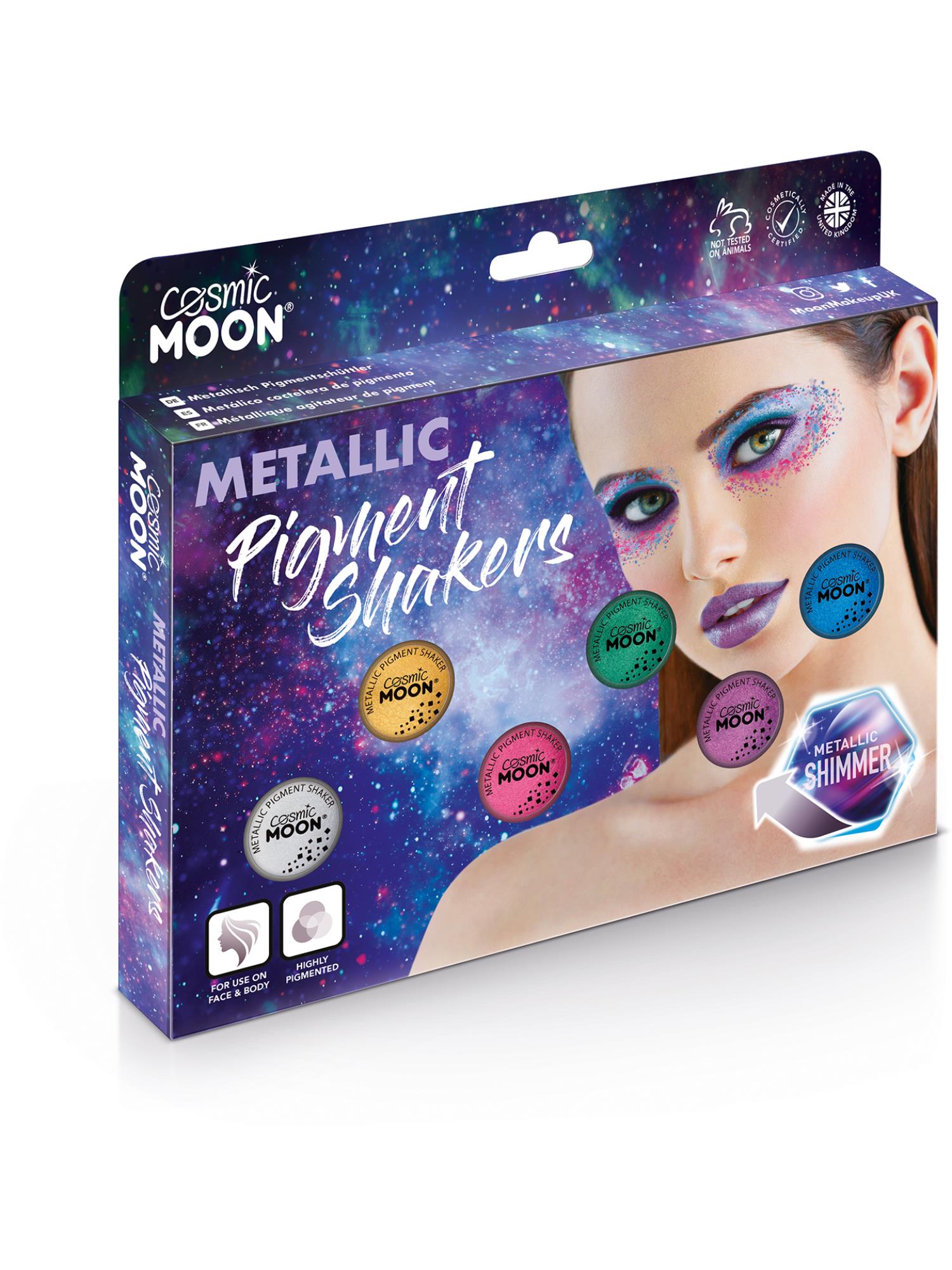 Cosmic Moon Metallic Pigment Shaker, Assorted