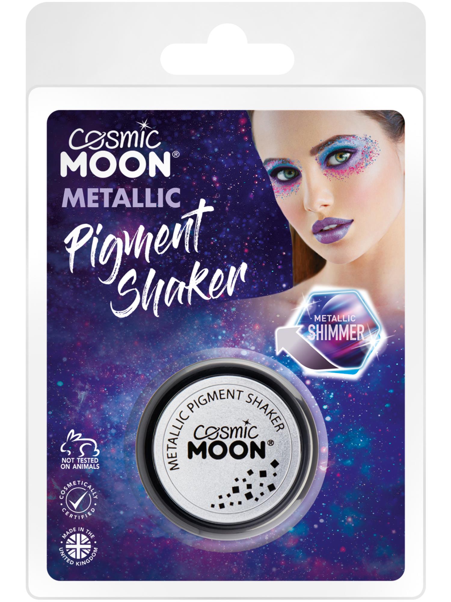 Cosmic Moon Metallic Pigment Shaker, Silver