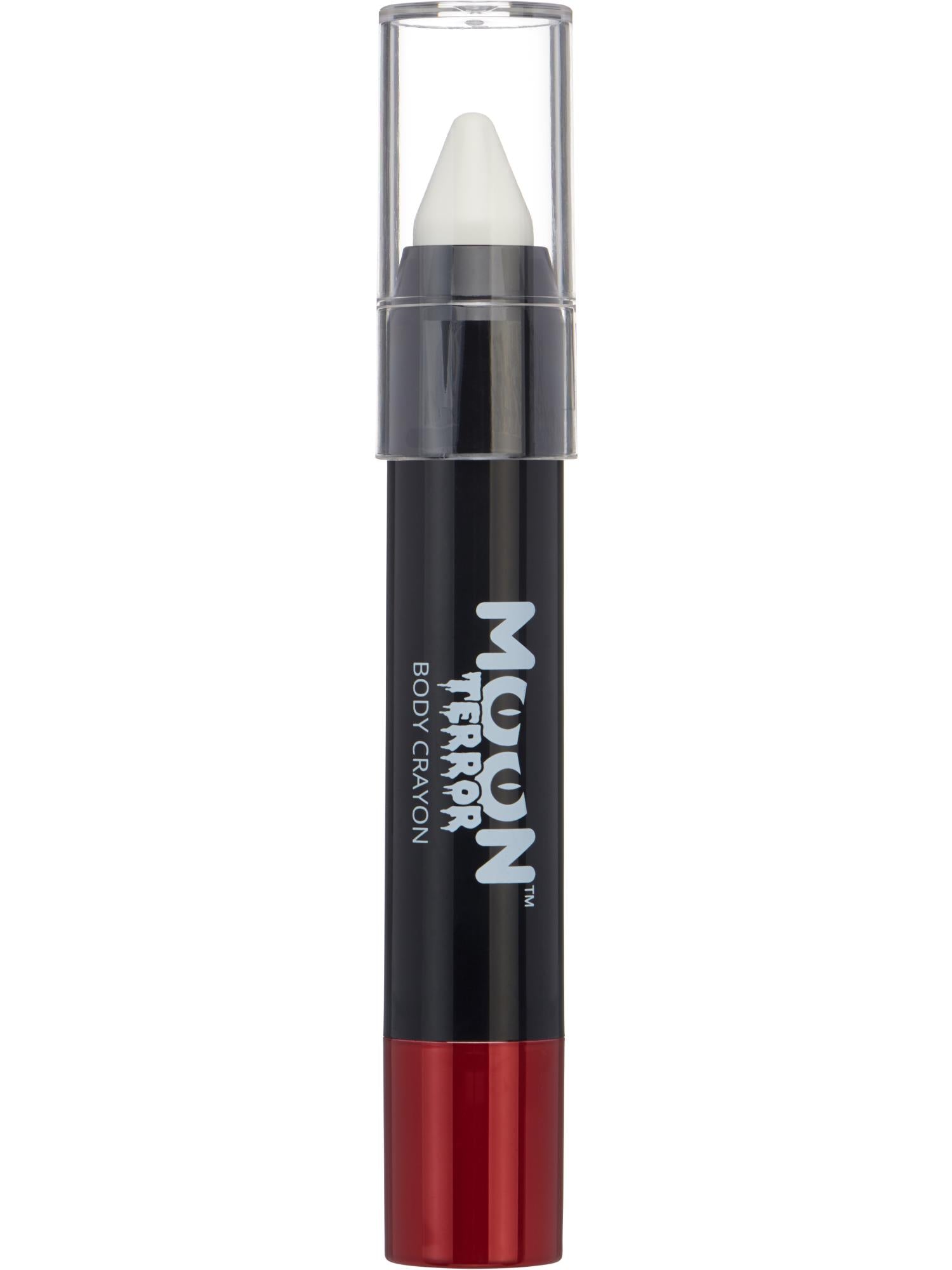 Moon Terror Halloween Body Crayons, White