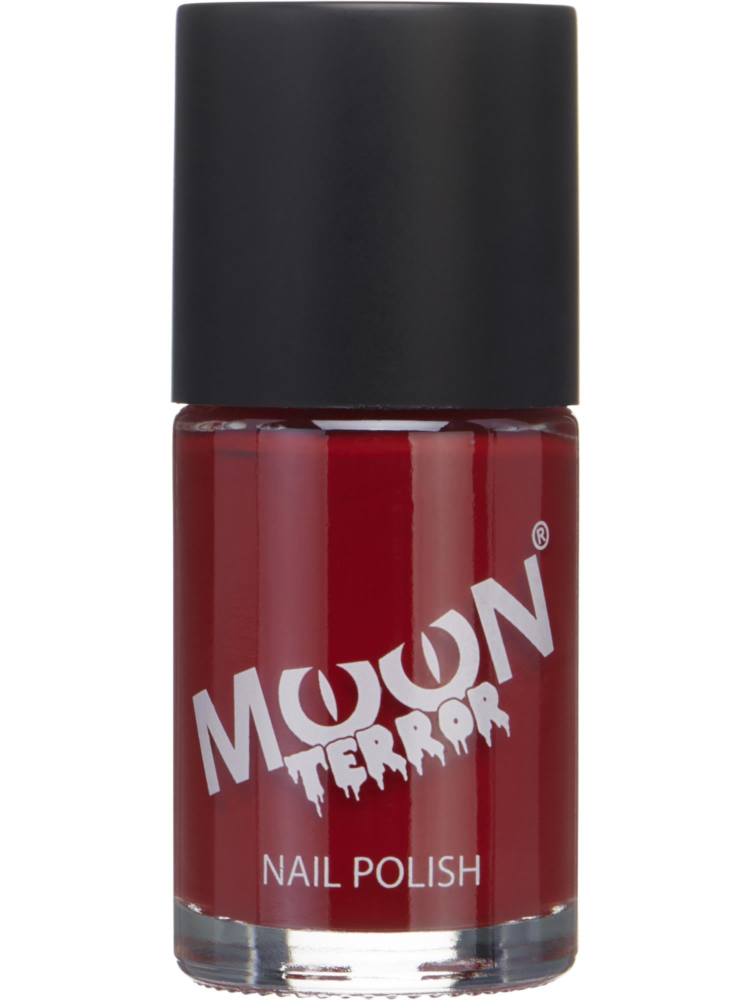 Moon Terror Halloween Nail Polish, Red