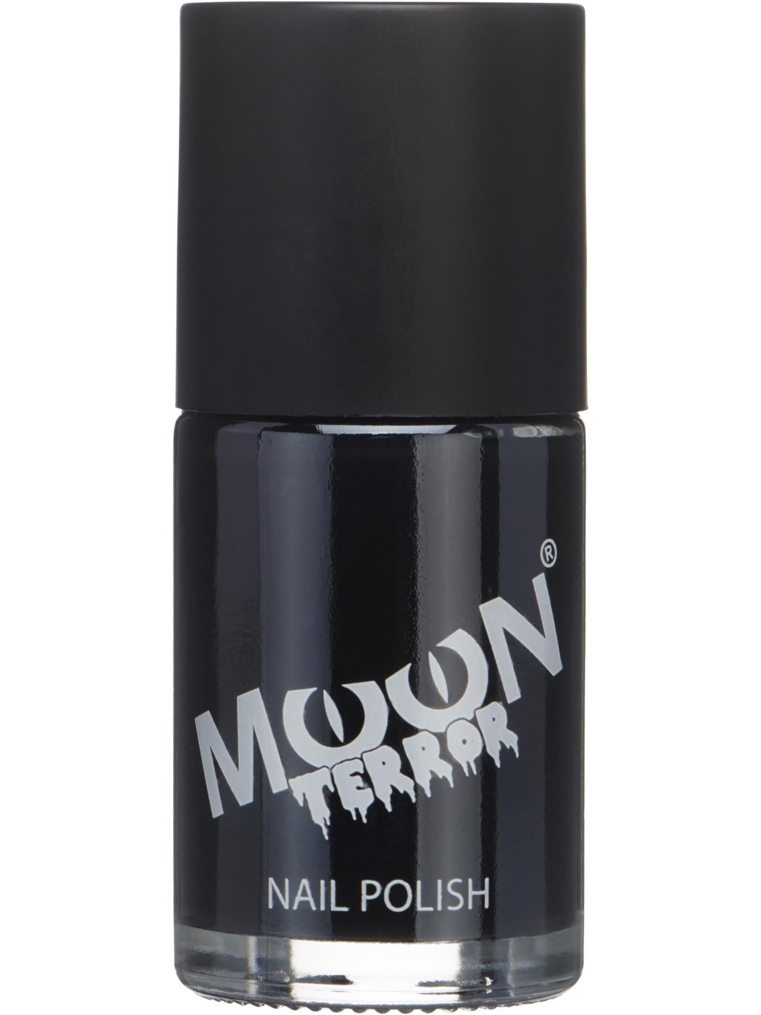 Moon Terror Halloween Nail Polish, Black