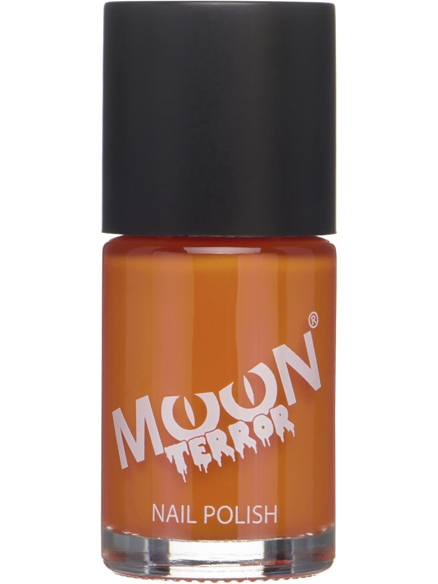 Moon Terror Halloween Nail polish, Orange