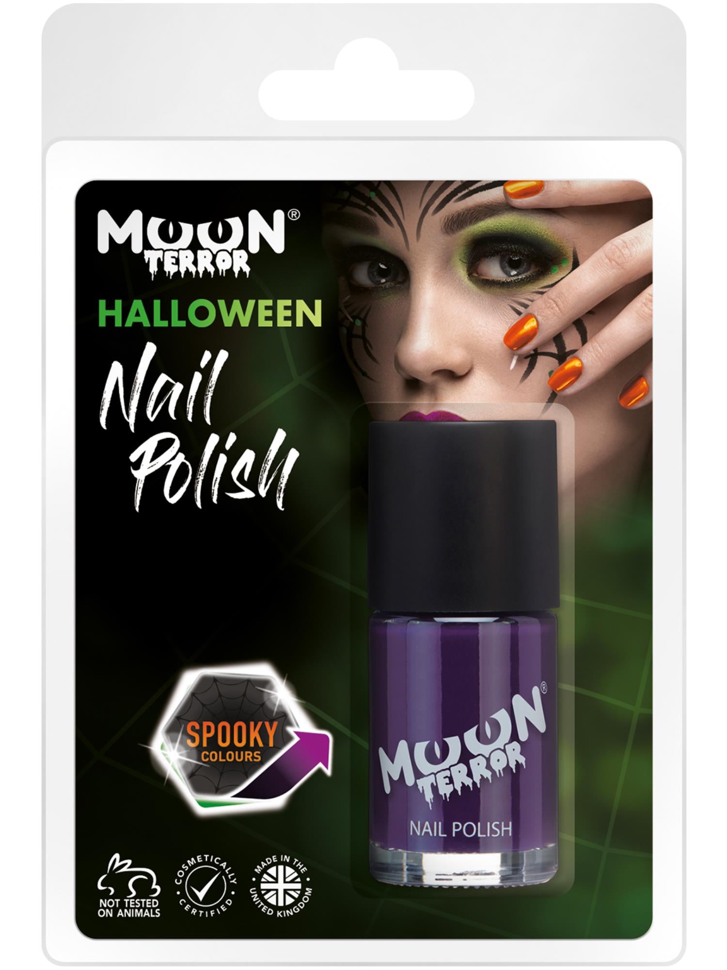Moon Terror Halloween Nail Polish, Purple
