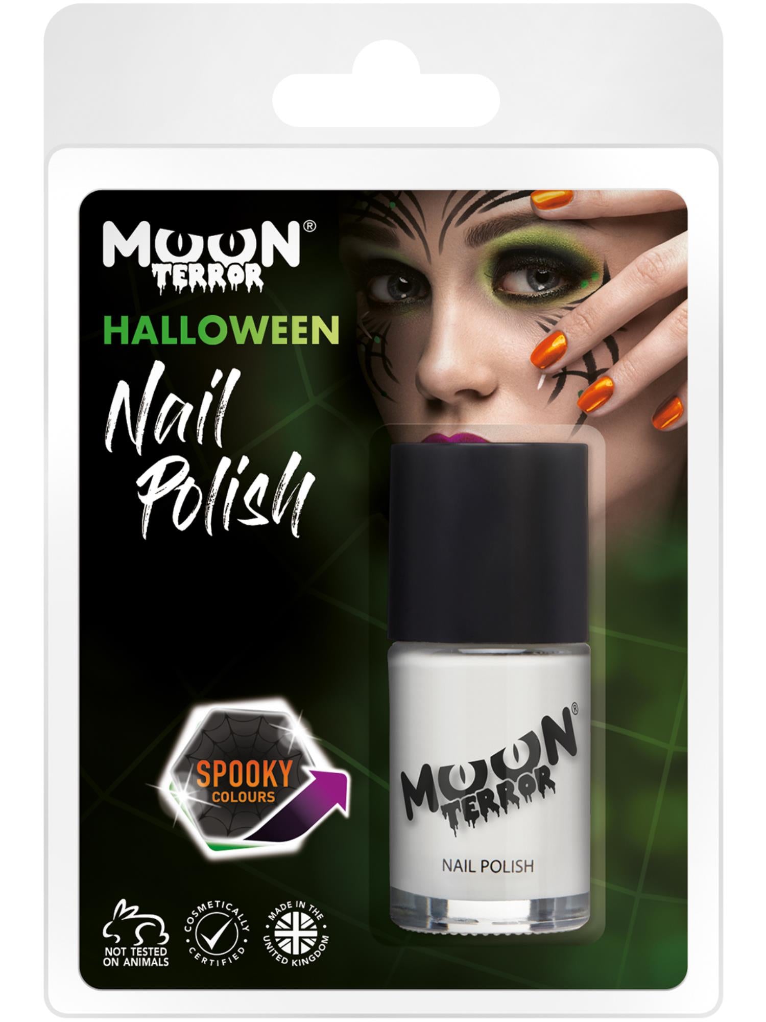 Moon Terror Halloween Nail Polish, White