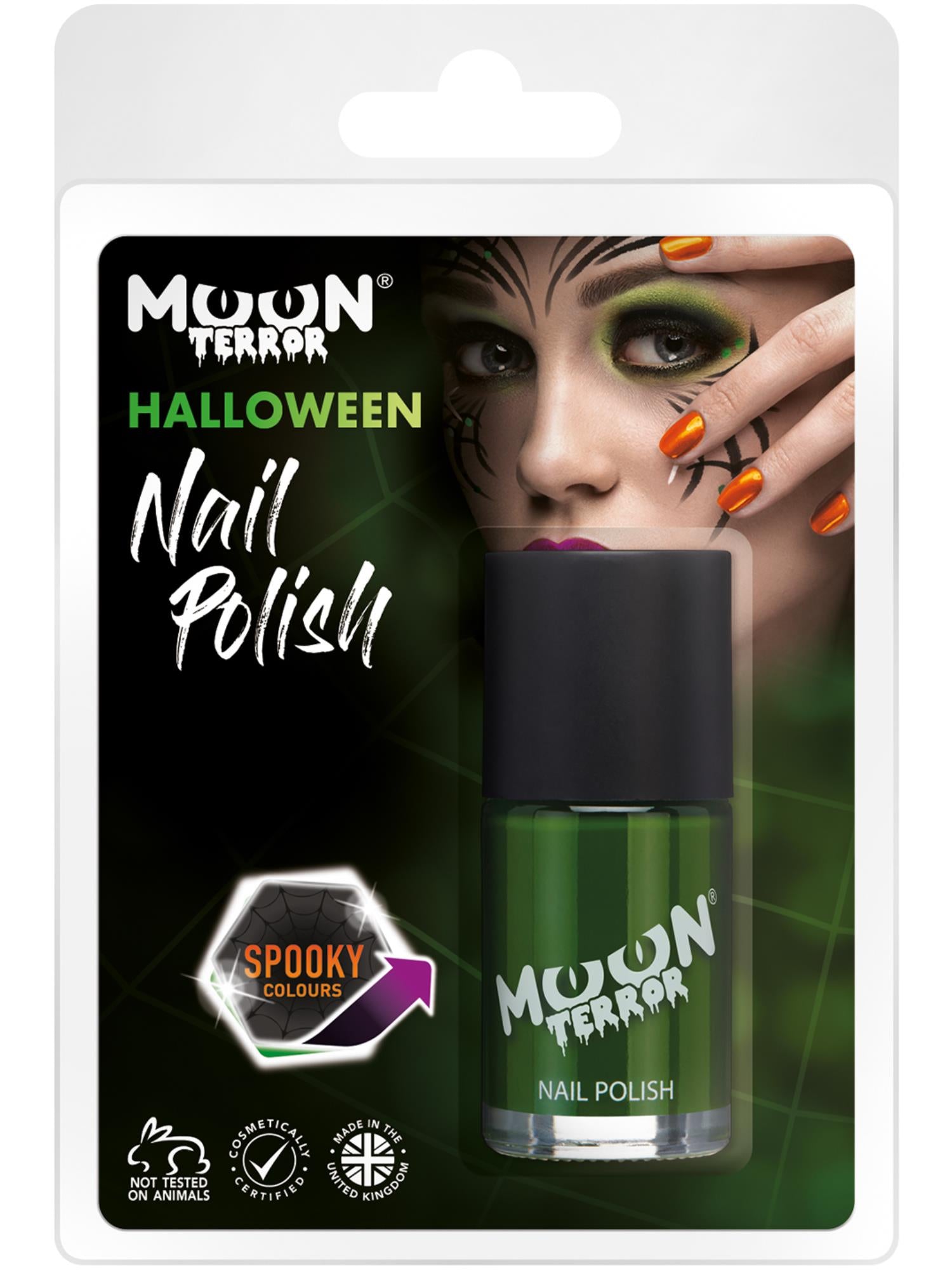 Moon Terror Halloween Nail Polish, Green