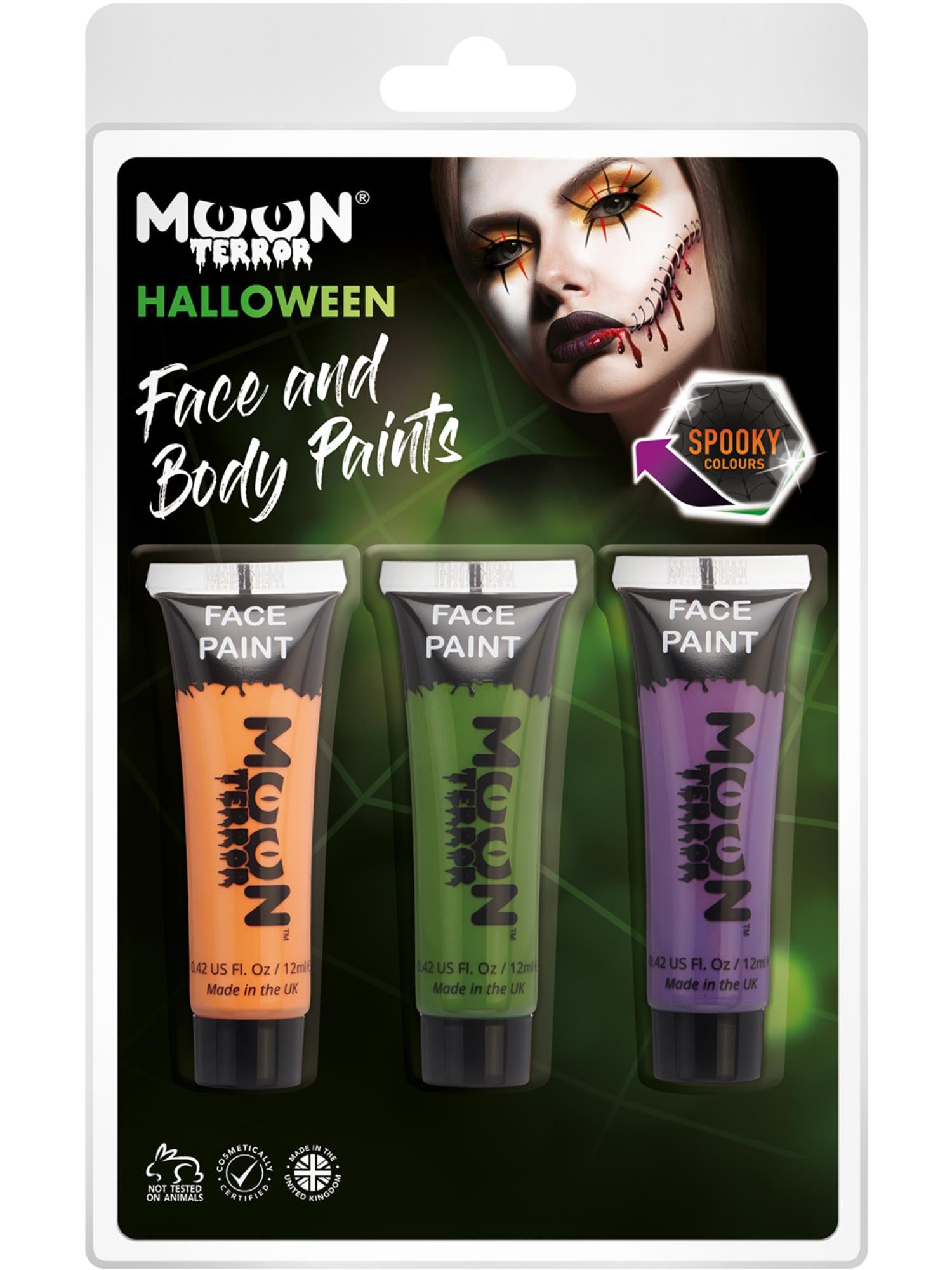 Moon Terror Halloween Face & Body Paint,