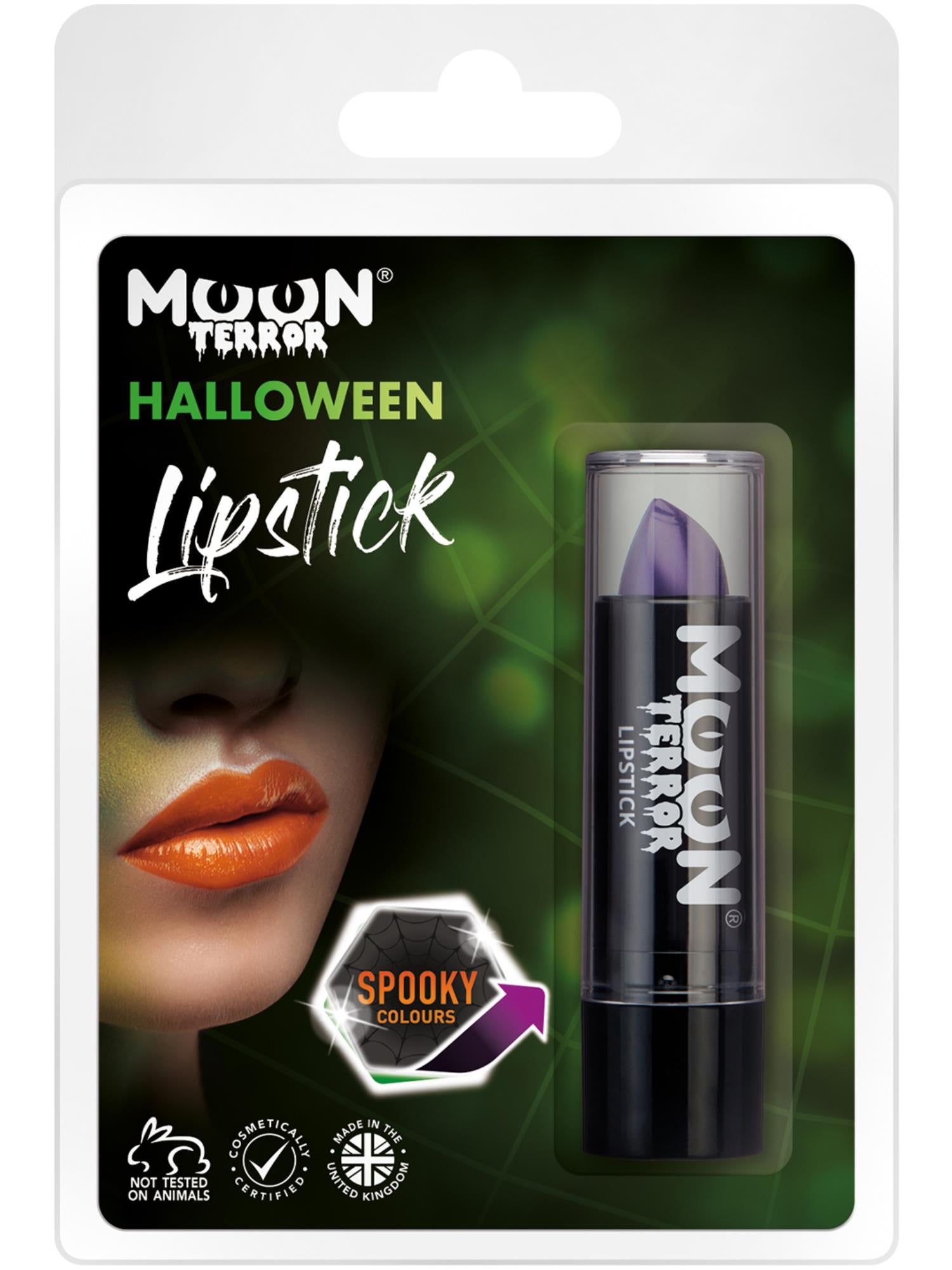 Moon Terror Halloween Lipstick, Purple