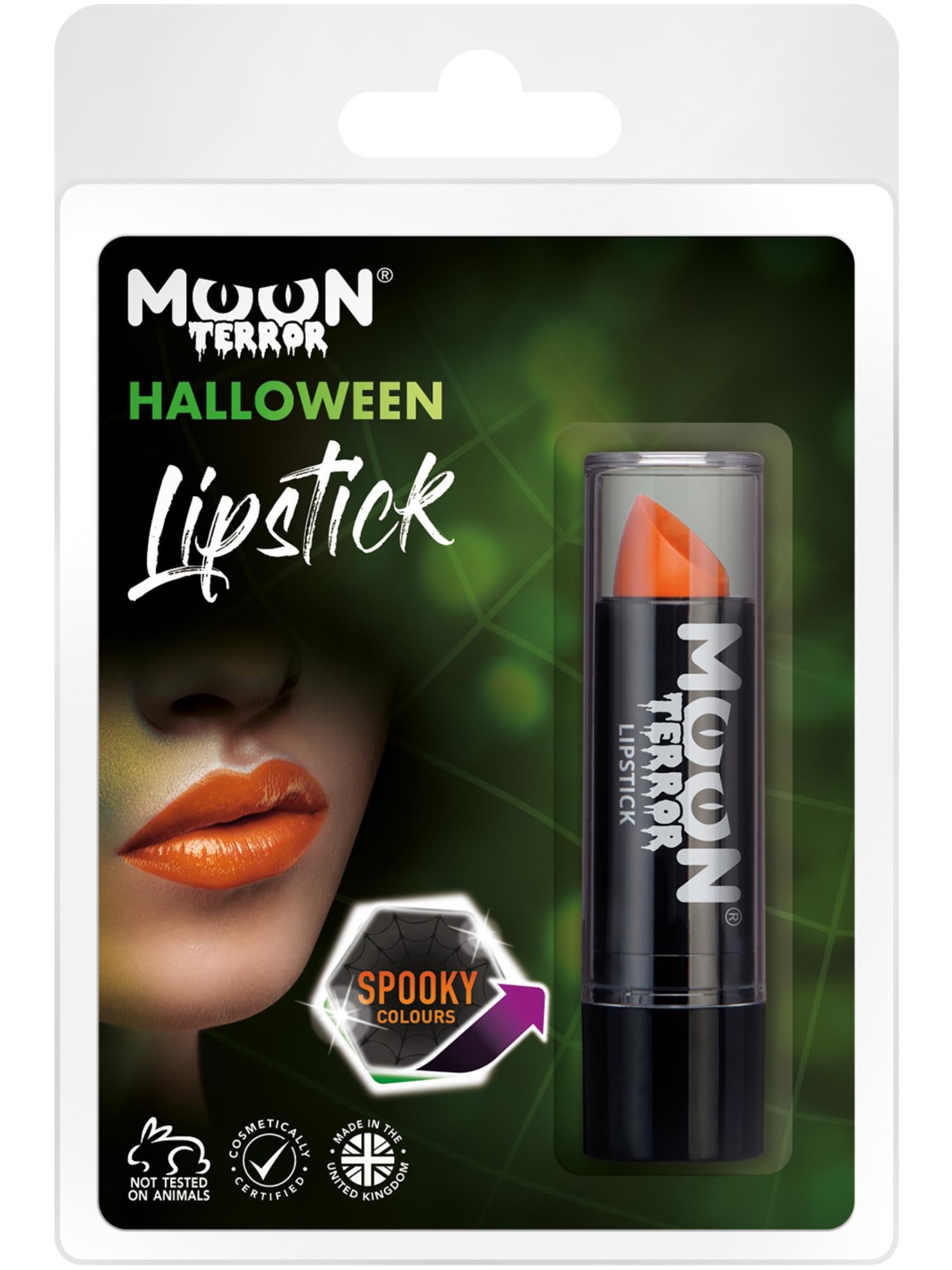 Moon Terror Halloween Lipstick, Orange