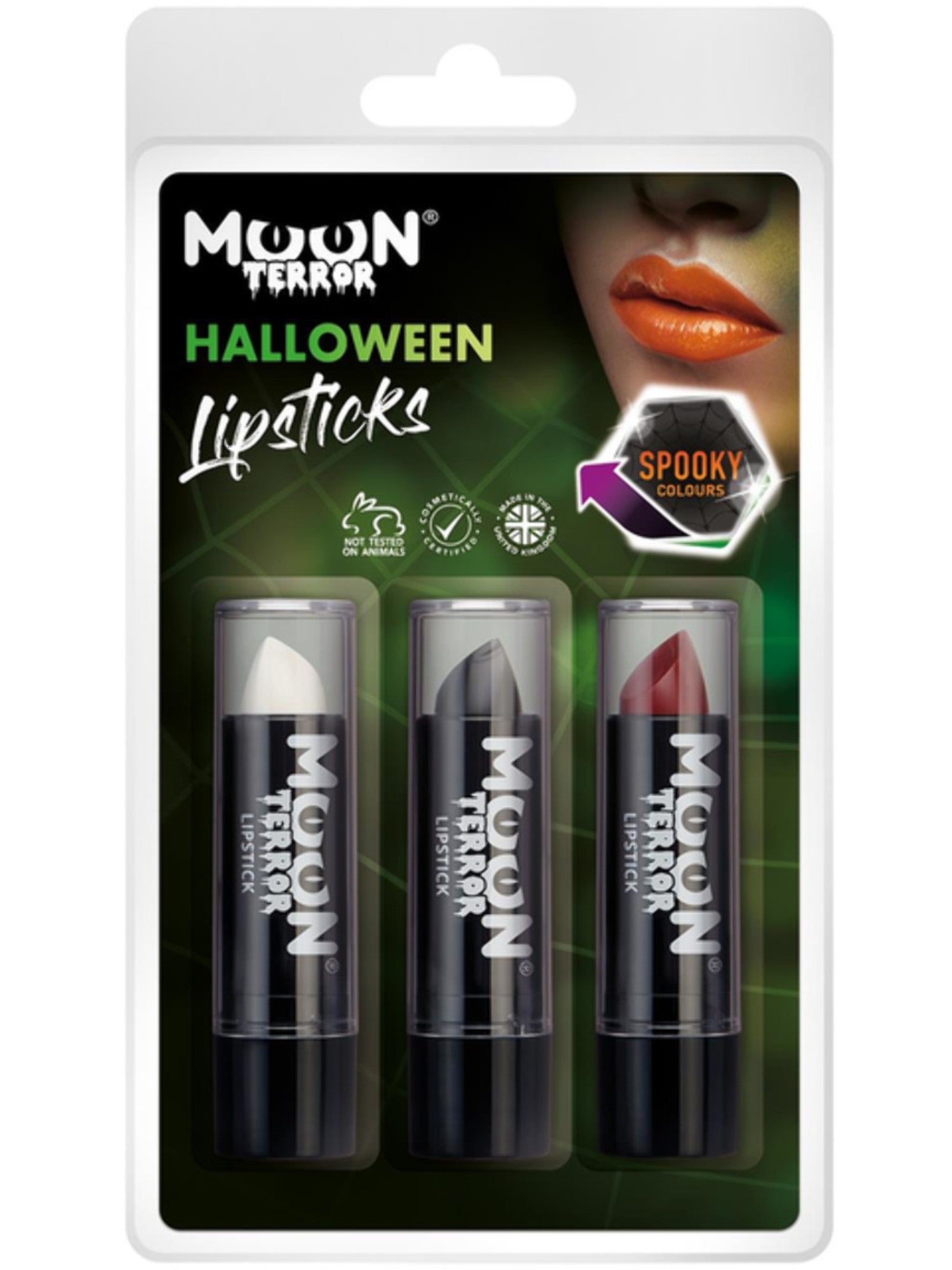 Moon Terror Halloween Lipstick, Red