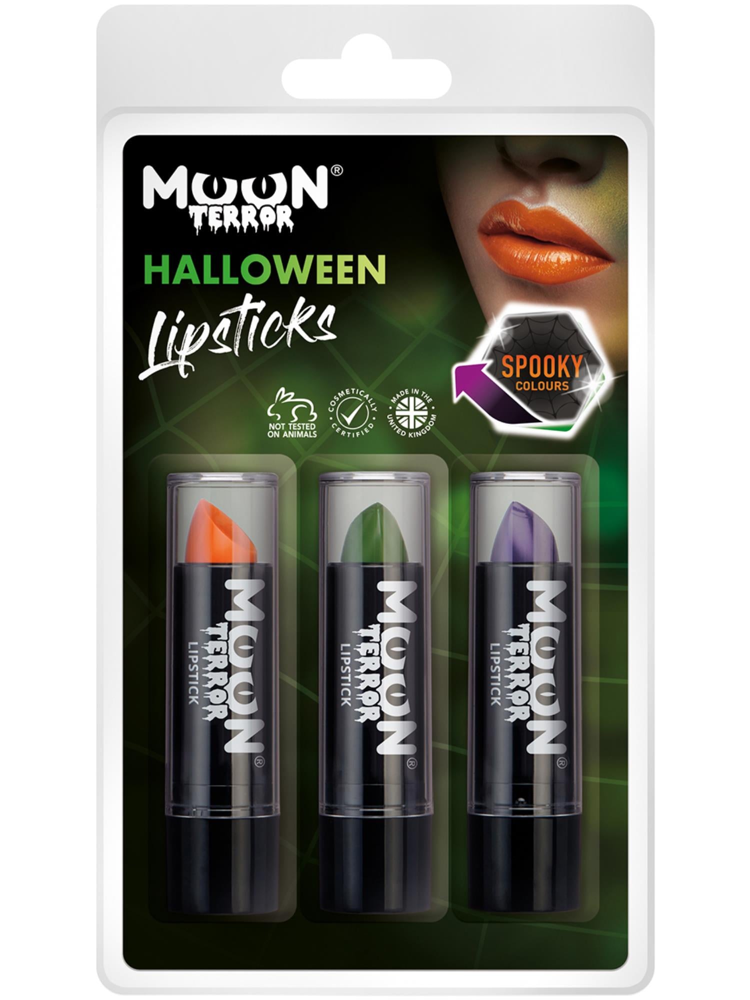 Moon Terror Halloween Lipstick, Assorted