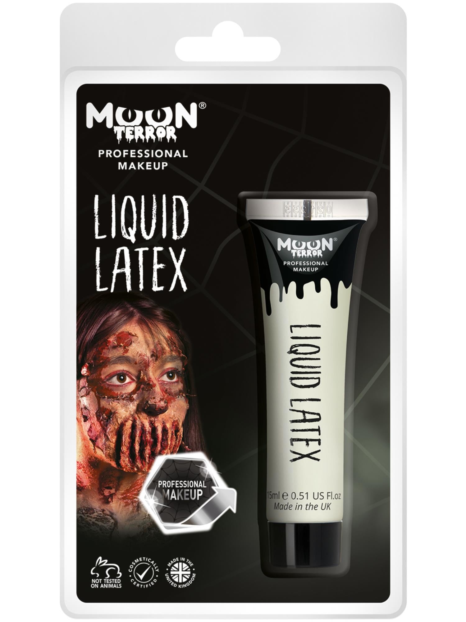 Moon Terror Pro FX Flüssiglatex-Doppelpack, Weiß