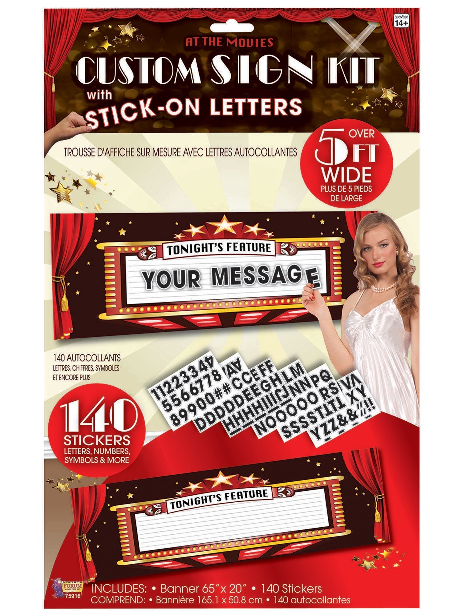 At The Movies Custom Sign Kit